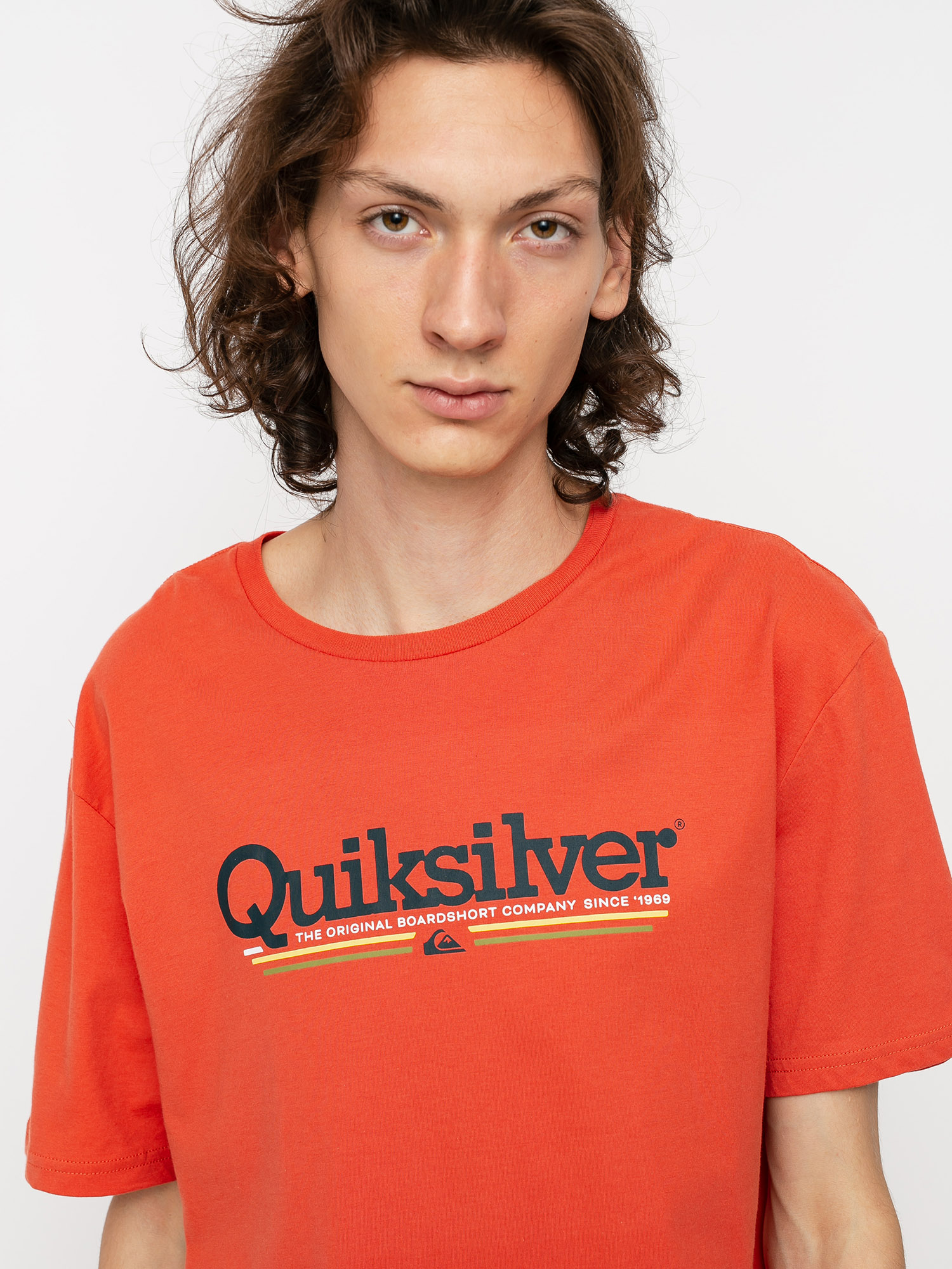 T-shirt Quiksilver Tropical Lines (chili)
