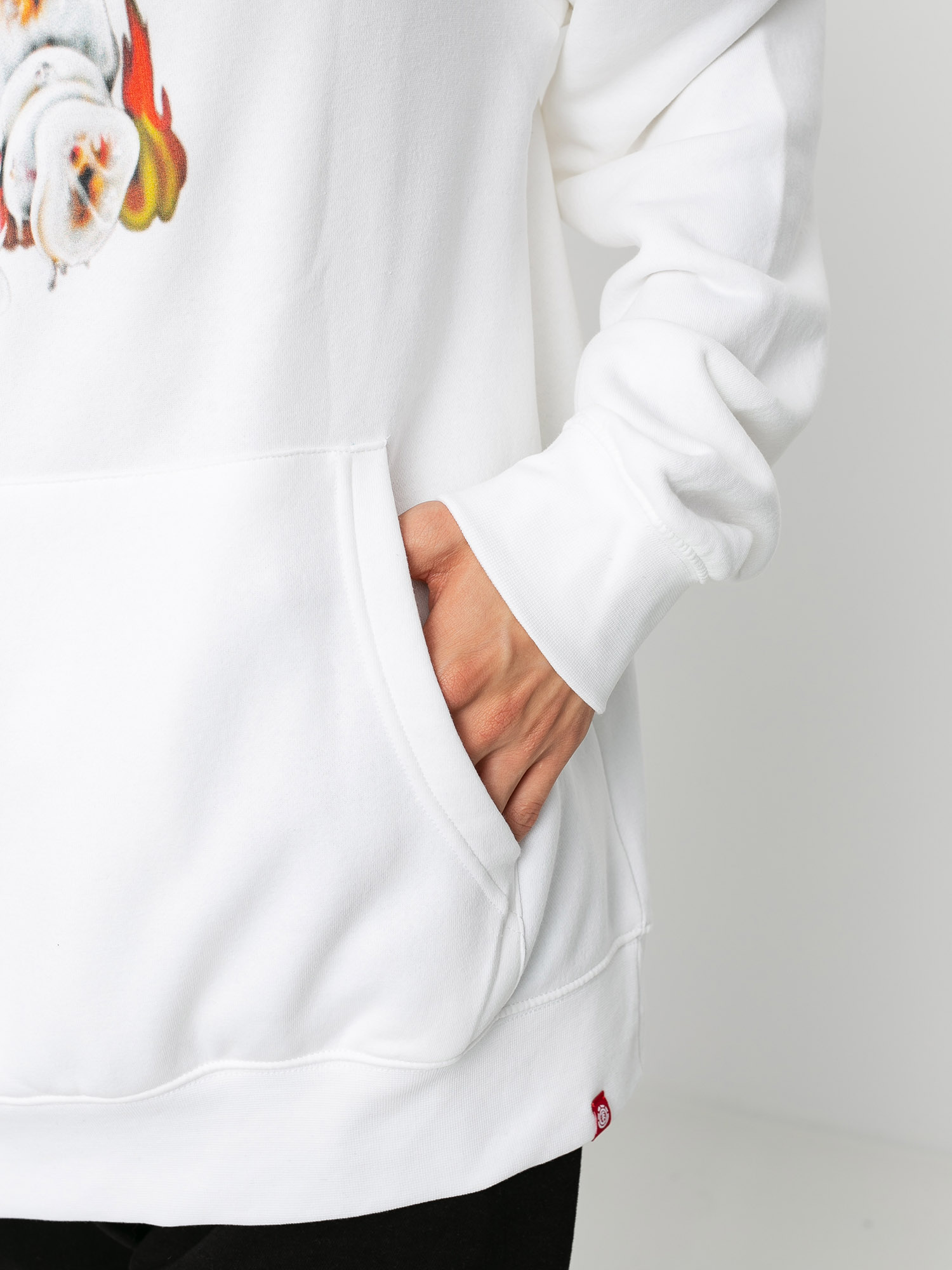 Bluza z kapturem Element Inferno HD (optic white)