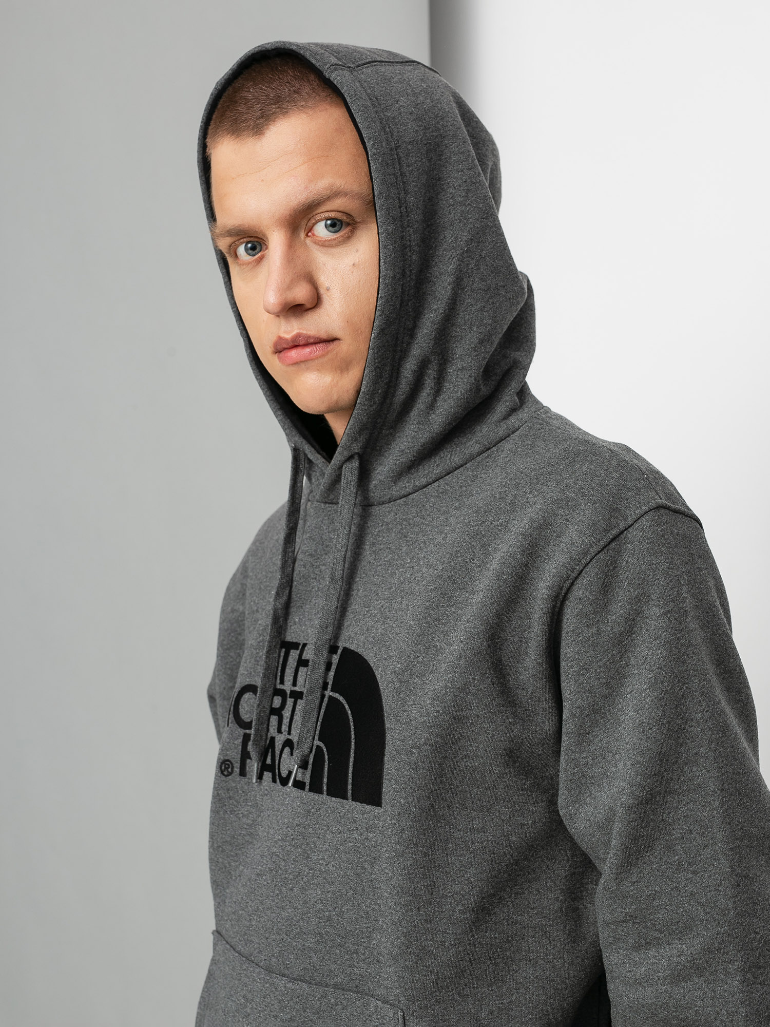 Bluza z kapturem The North Face Drew Peak HD (tnfmdmgryhtr(std)/tnfblck)