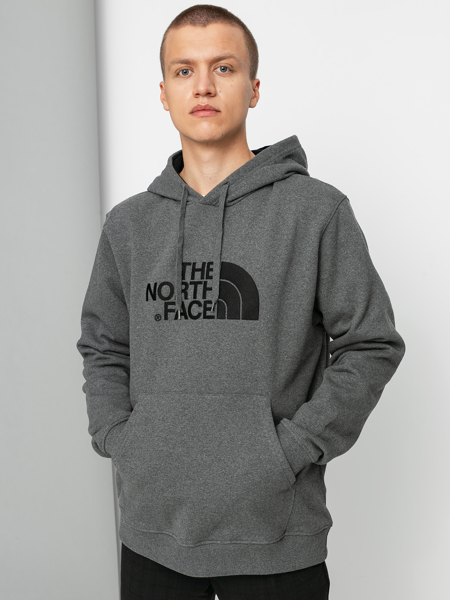 Bluza z kapturem The North Face Drew Peak HD (tnfmdmgryhtr(std)/tnfblck)