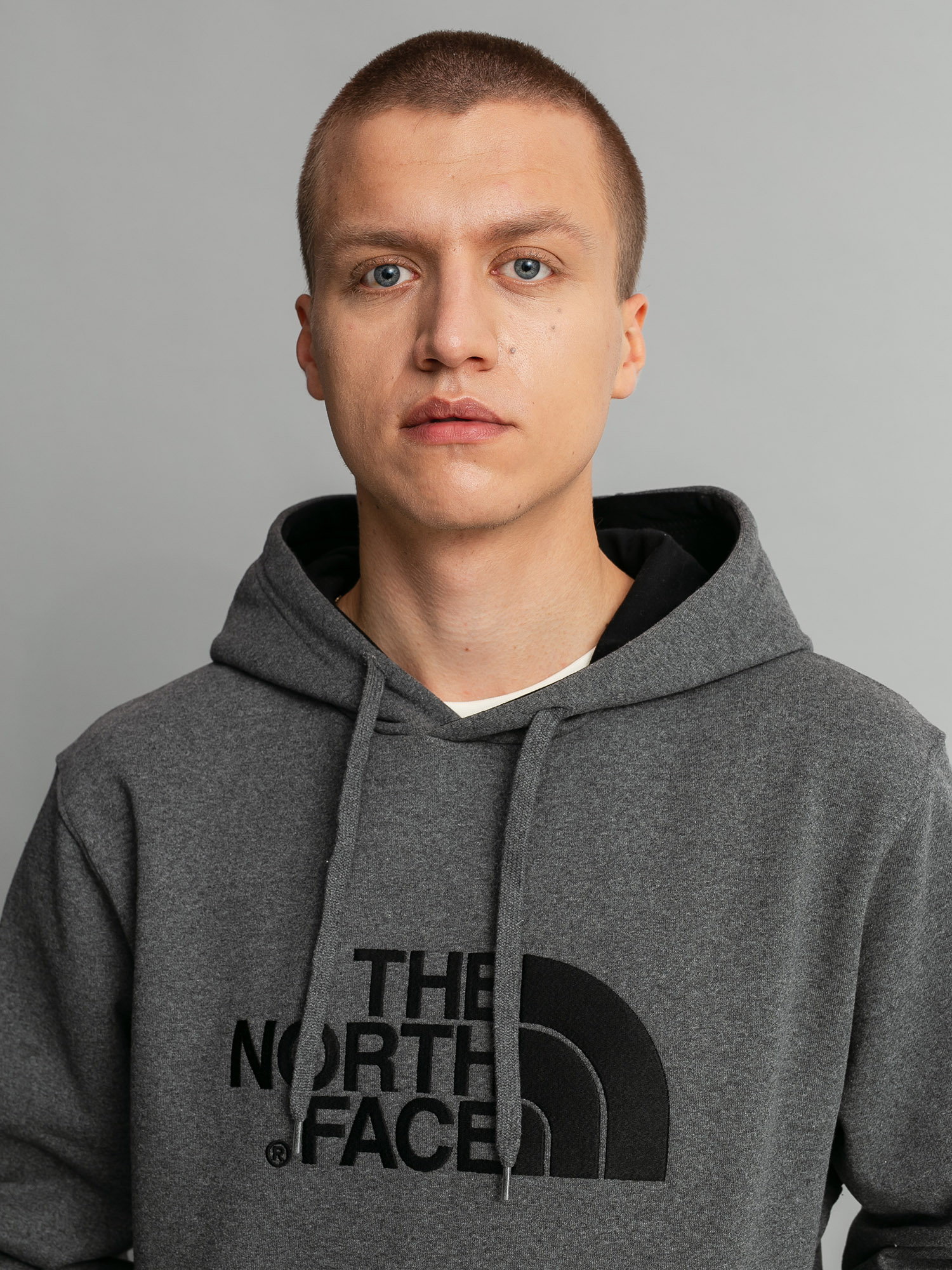 Bluza z kapturem The North Face Drew Peak HD (tnfmdmgryhtr(std)/tnfblck)