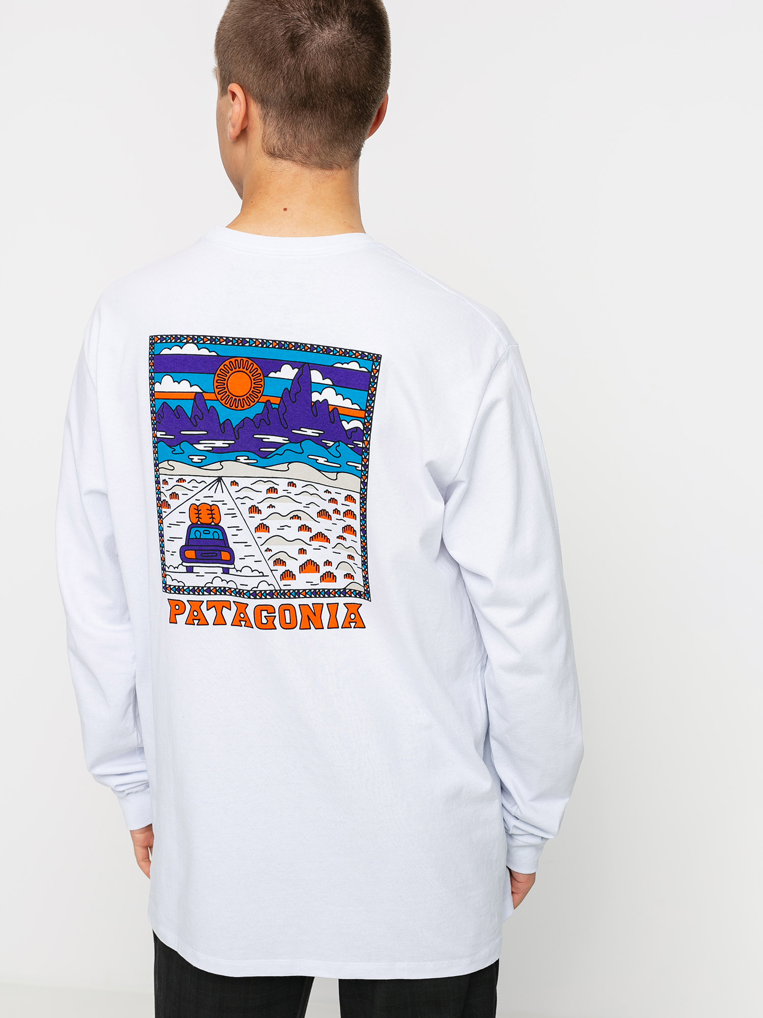 Longsleeve Patagonia Summit Road Responsibili (white)