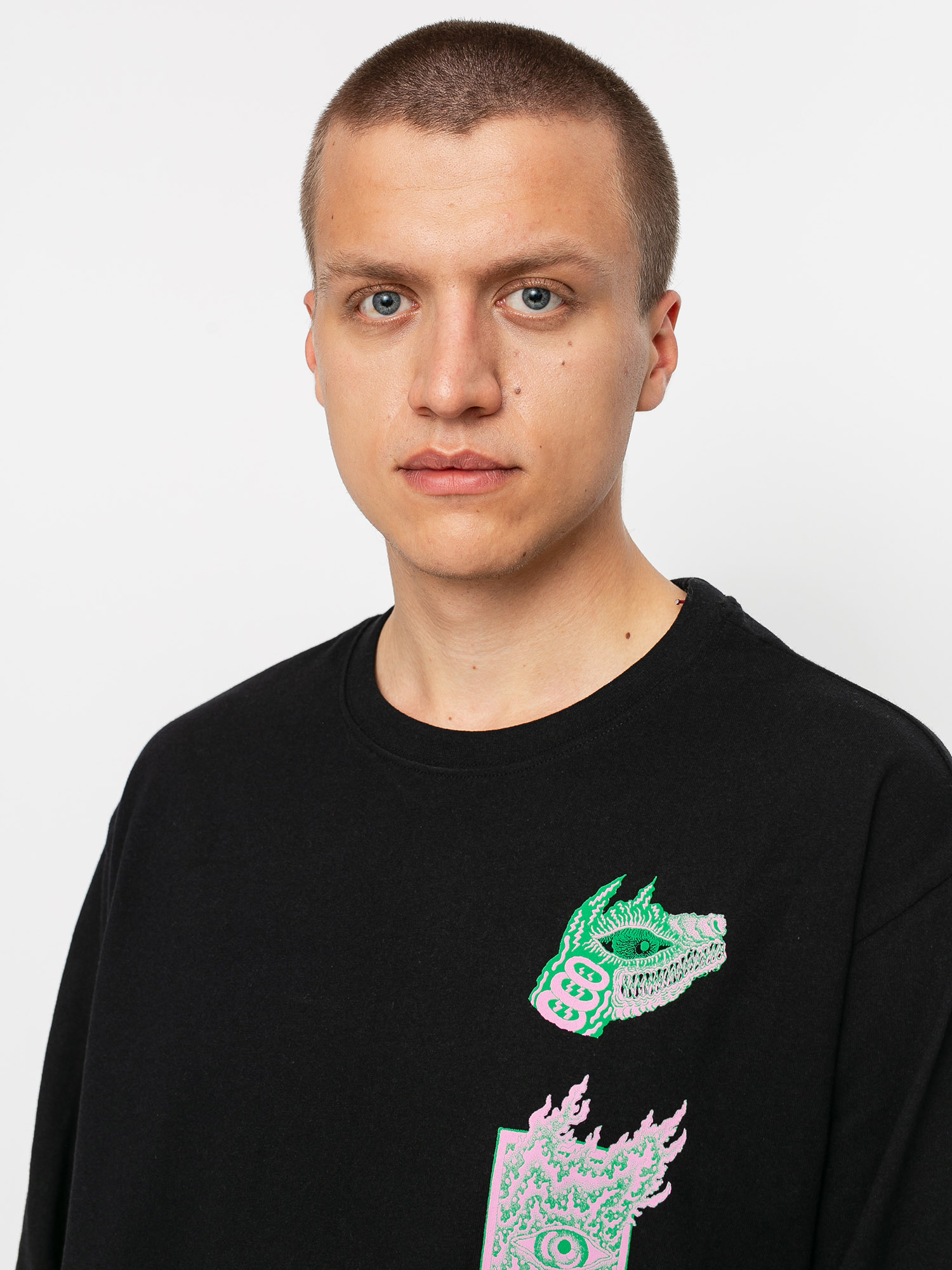 Longsleeve Element Space Typhoon (flint black)