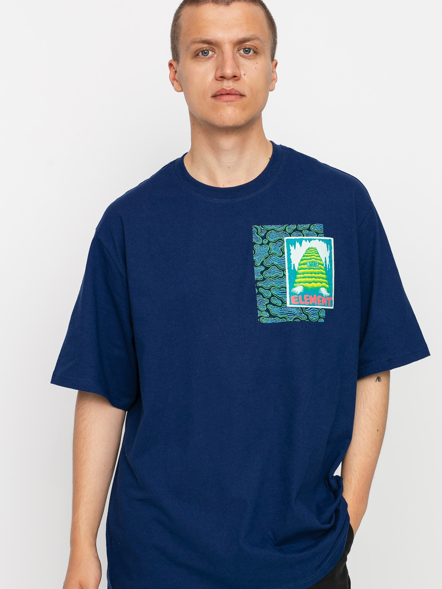 T-shirt Element Pyramid Man (blue depths)