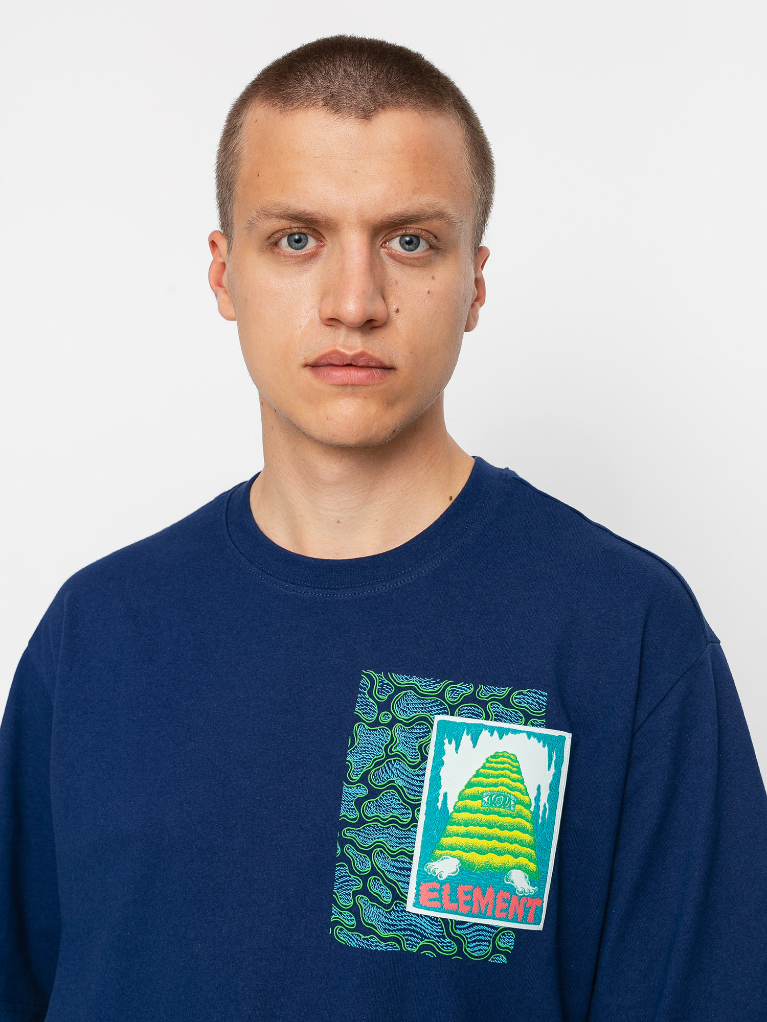 T-shirt Element Pyramid Man (blue depths)