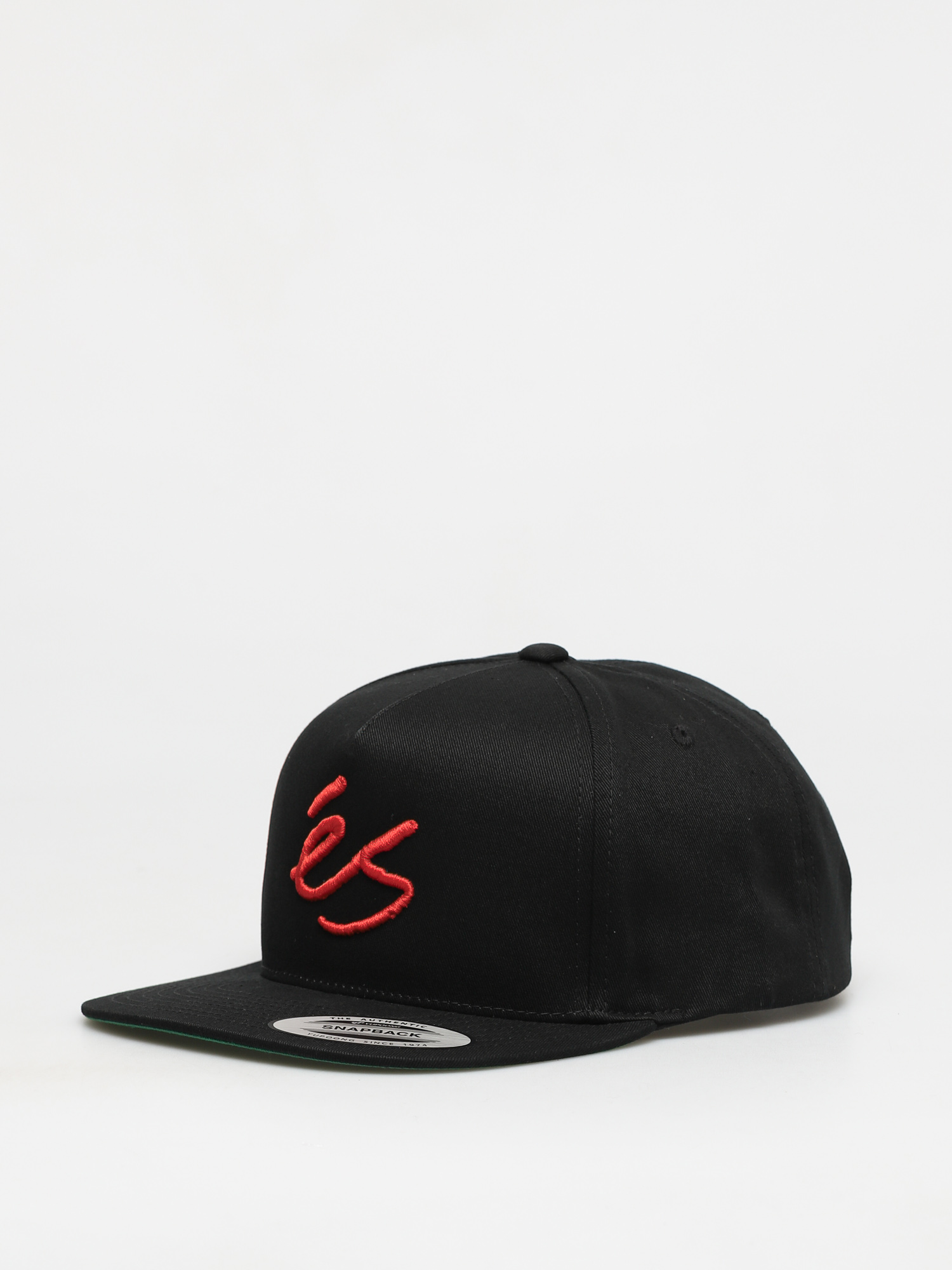 Czapka z daszkiem eS Script Snapback ZD (black)