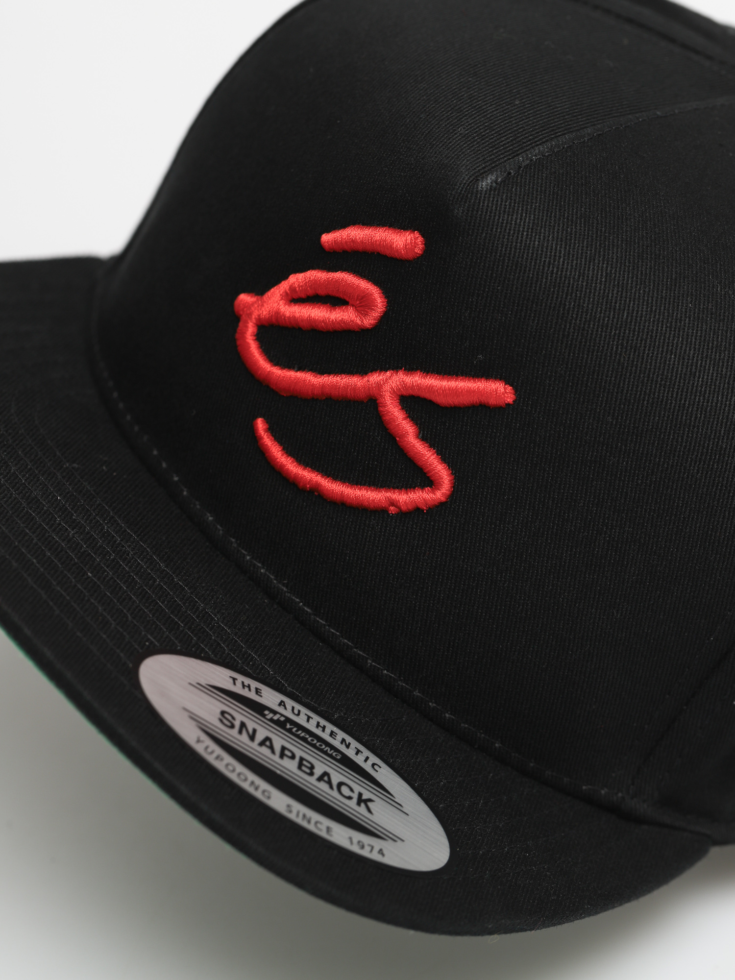 Czapka z daszkiem eS Script Snapback ZD (black)