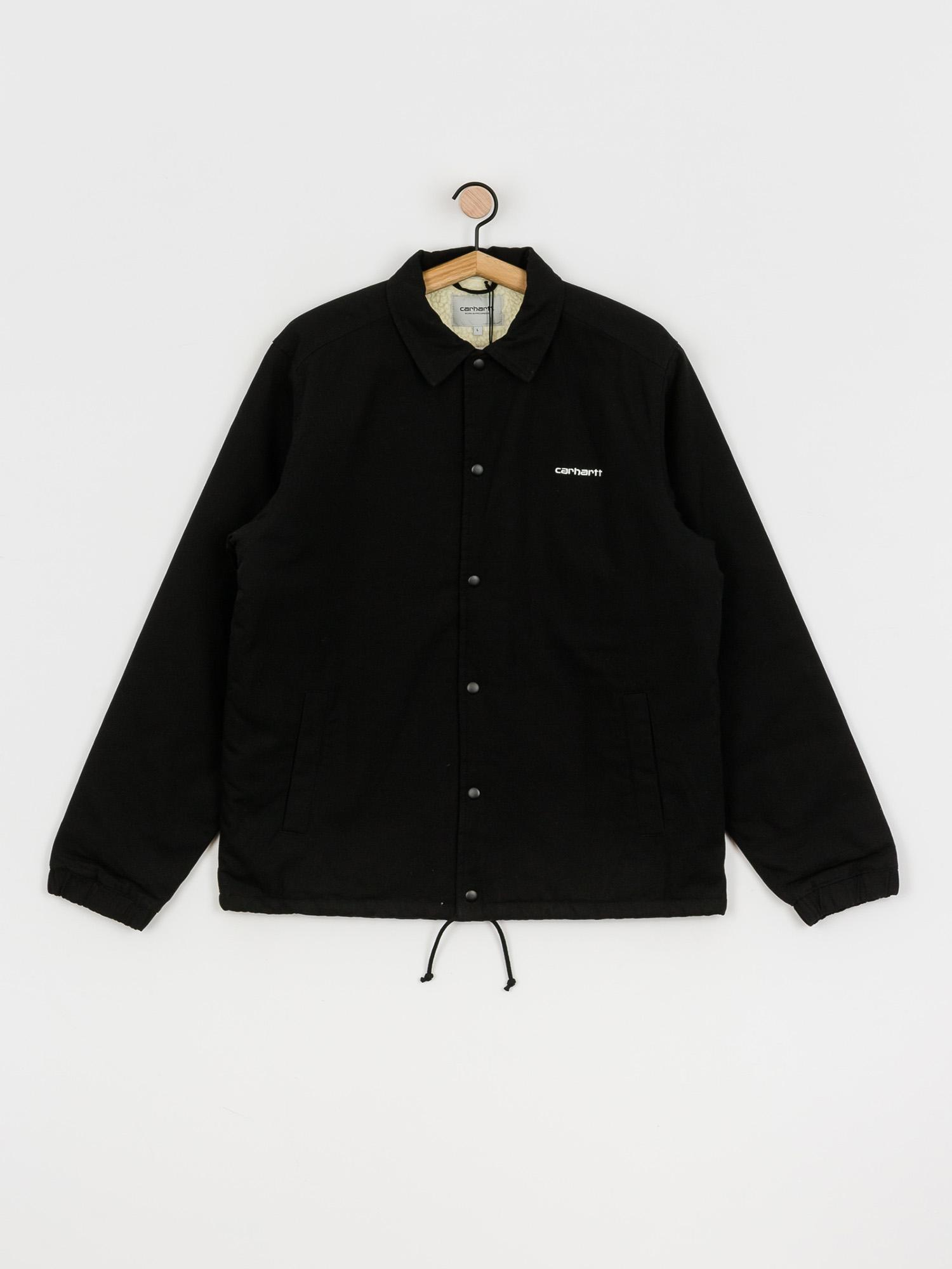 Kurtka Carhartt WIP Canvas Coach (black/white)