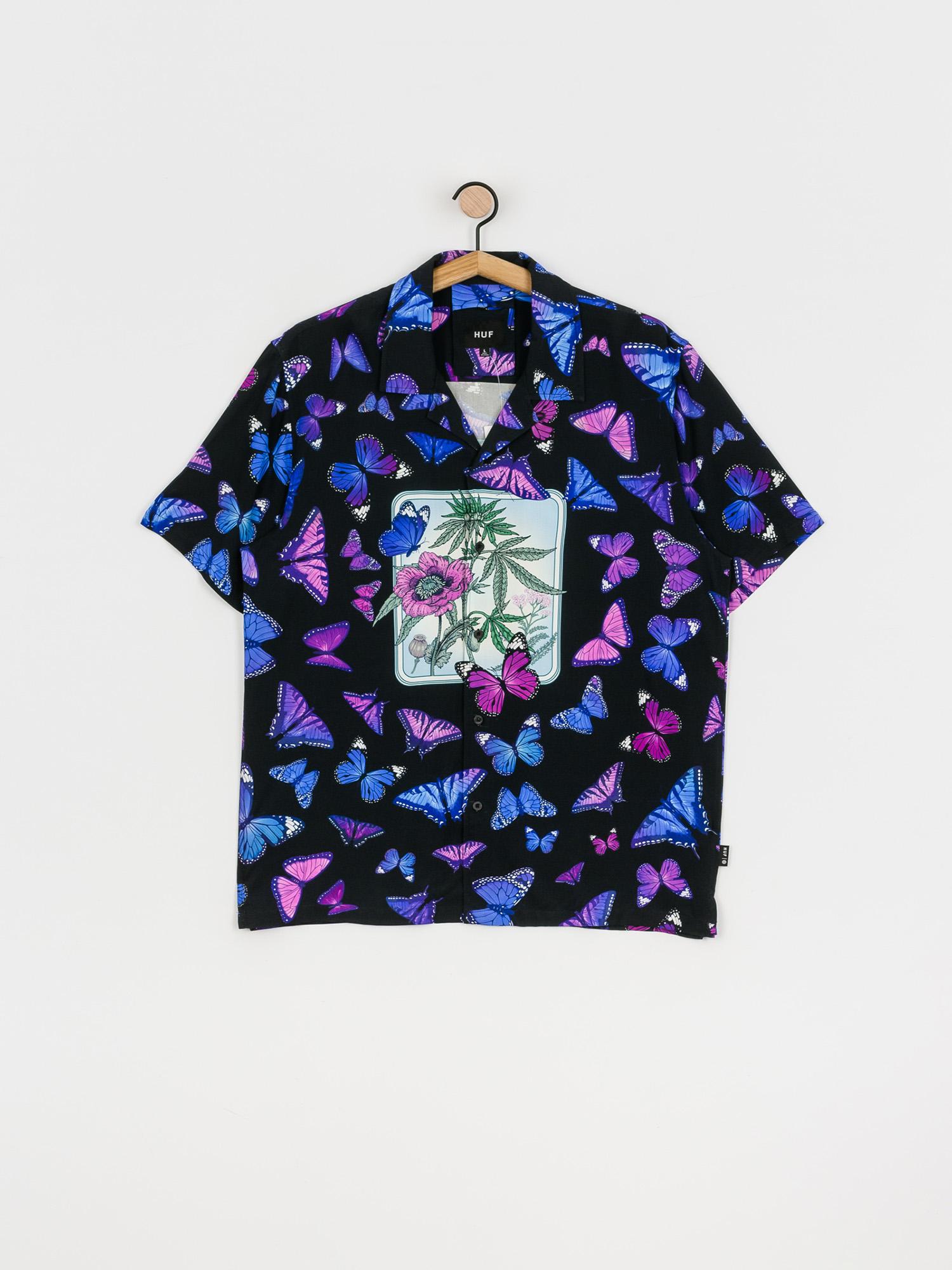 Koszula HUF Papillon Woven (black)