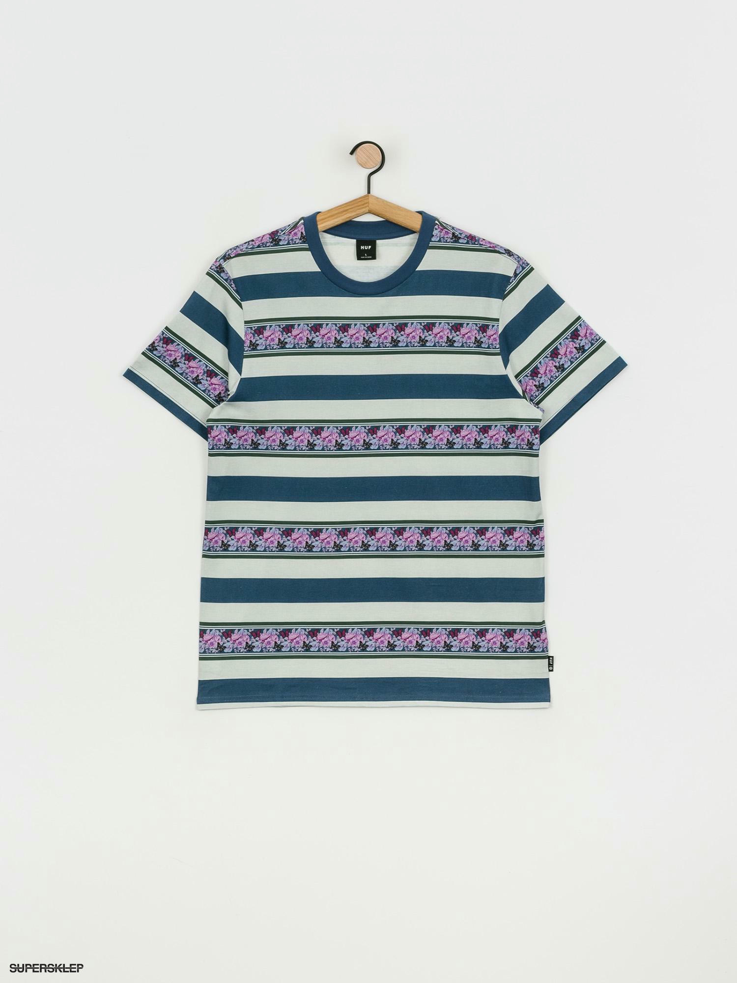 Huf striped t shirt sale