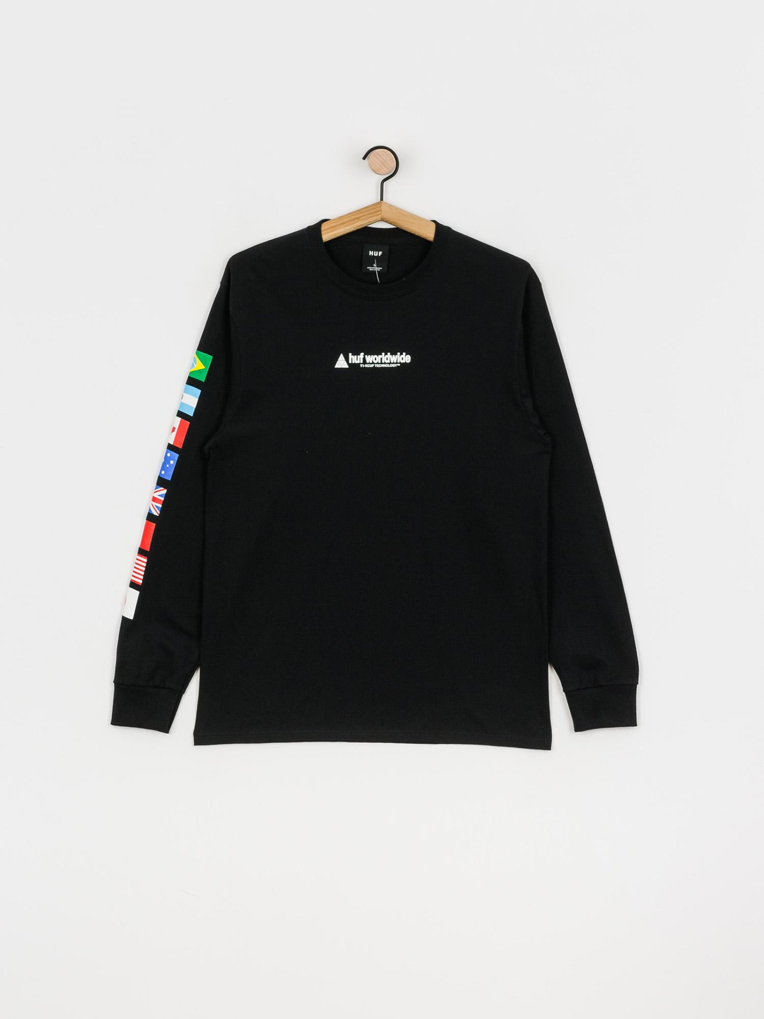Longsleeve HUF Flag Union (black)