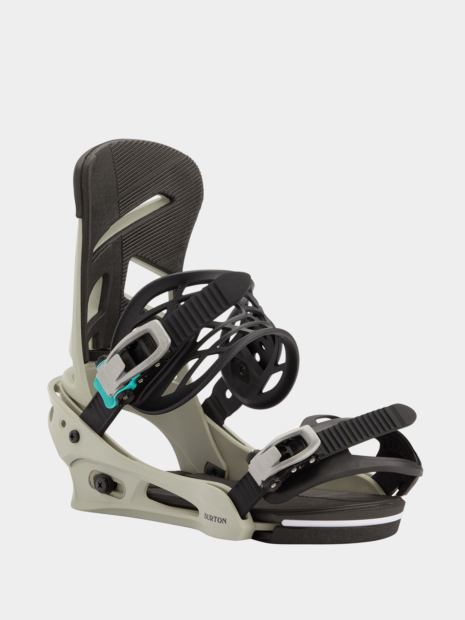 Męskie Wiązania snowboardowe Burton Mission (gray/green)
