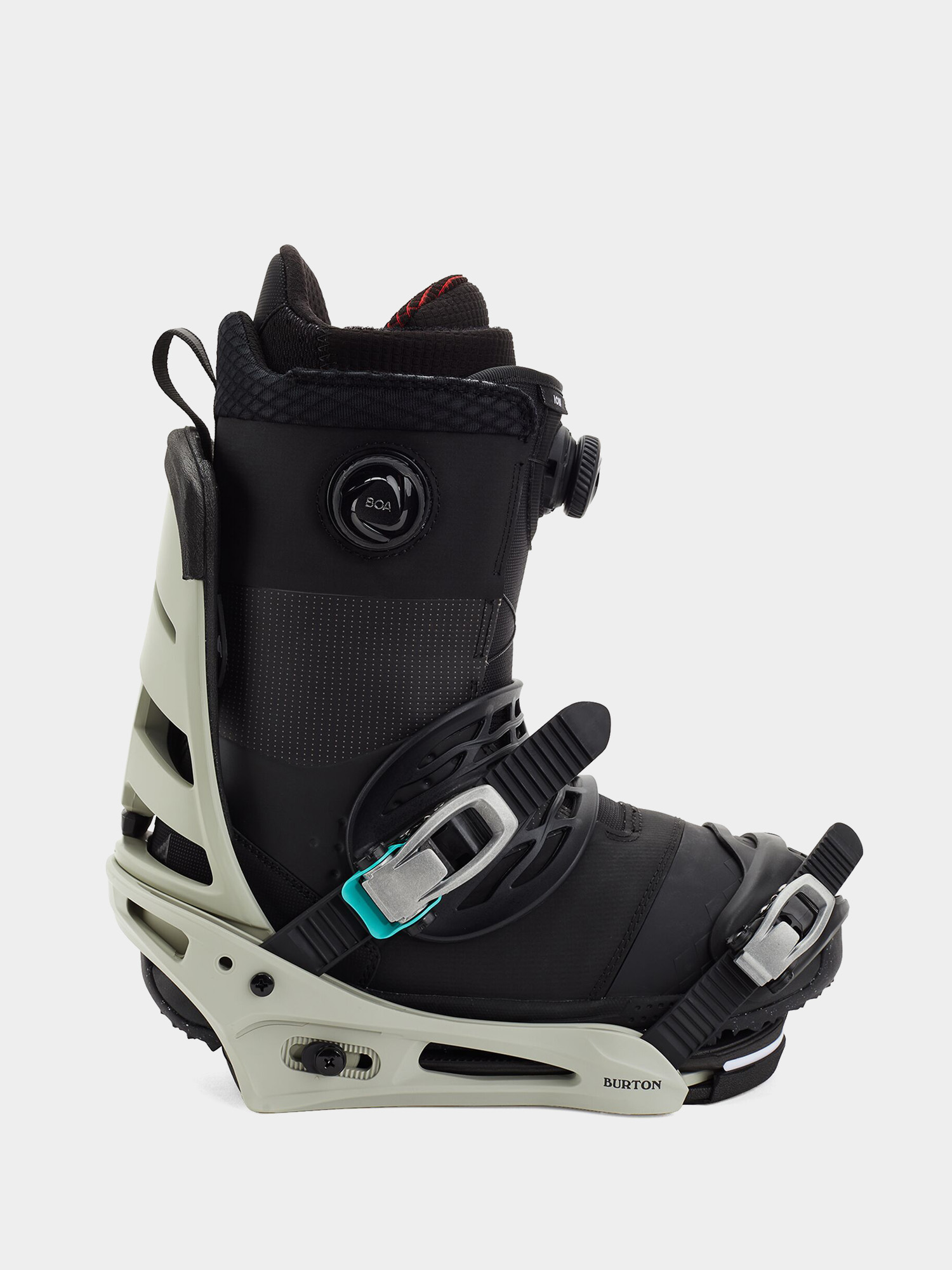 Męskie Wiązania snowboardowe Burton Mission (gray/green)
