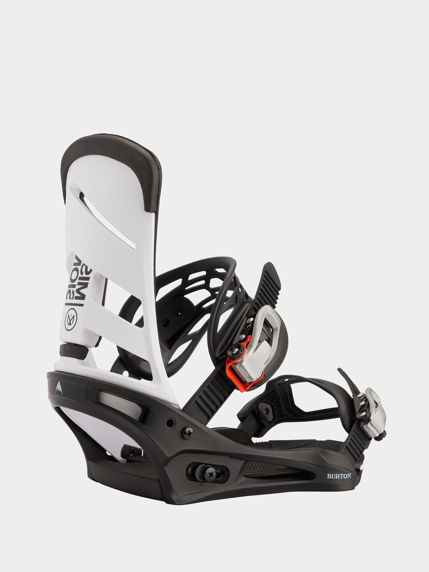 Męskie Wiązania snowboardowe Burton Mission (white/black)