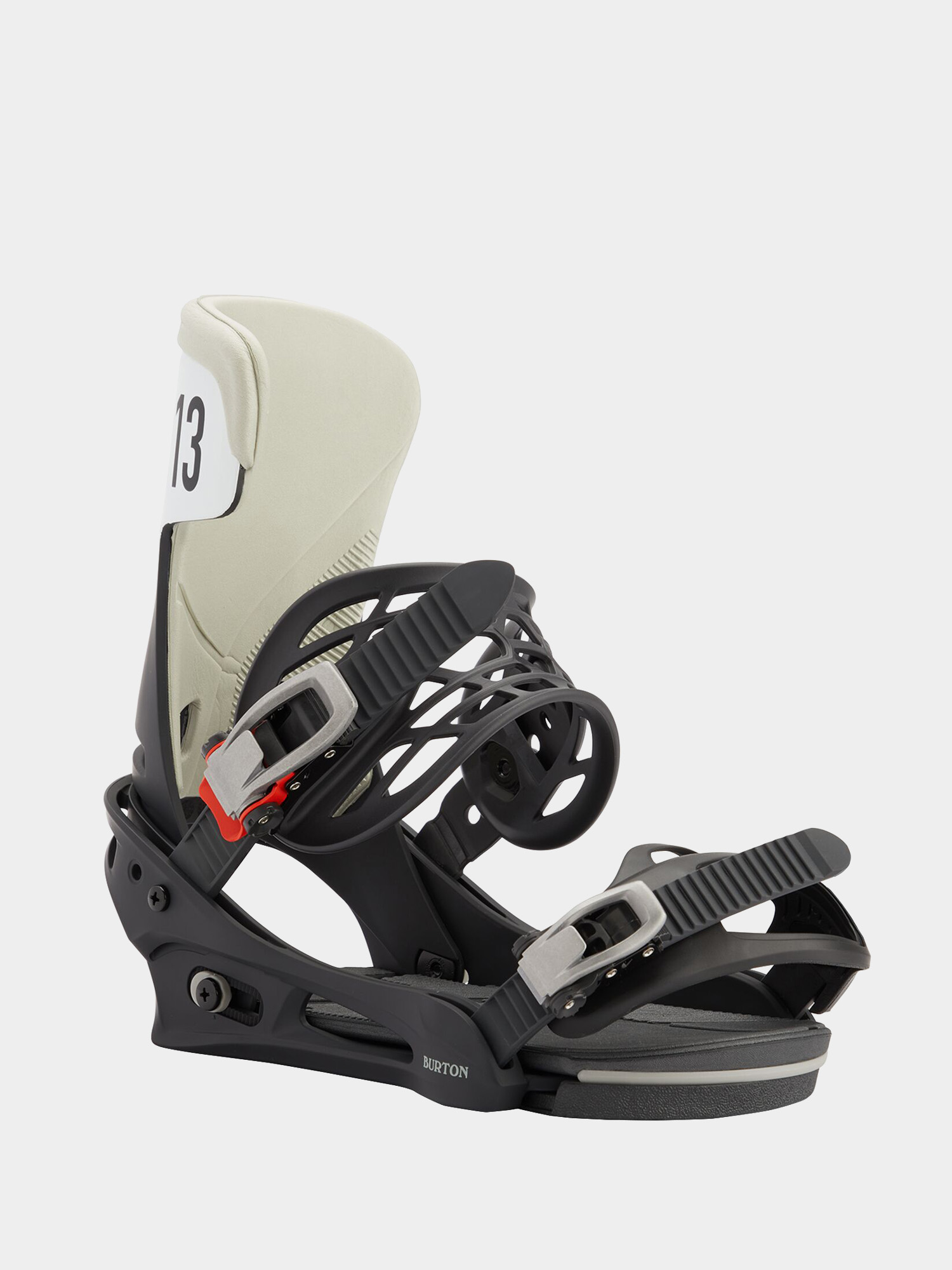 Męskie Wiązania snowboardowe Burton Mission (black/gray wing)