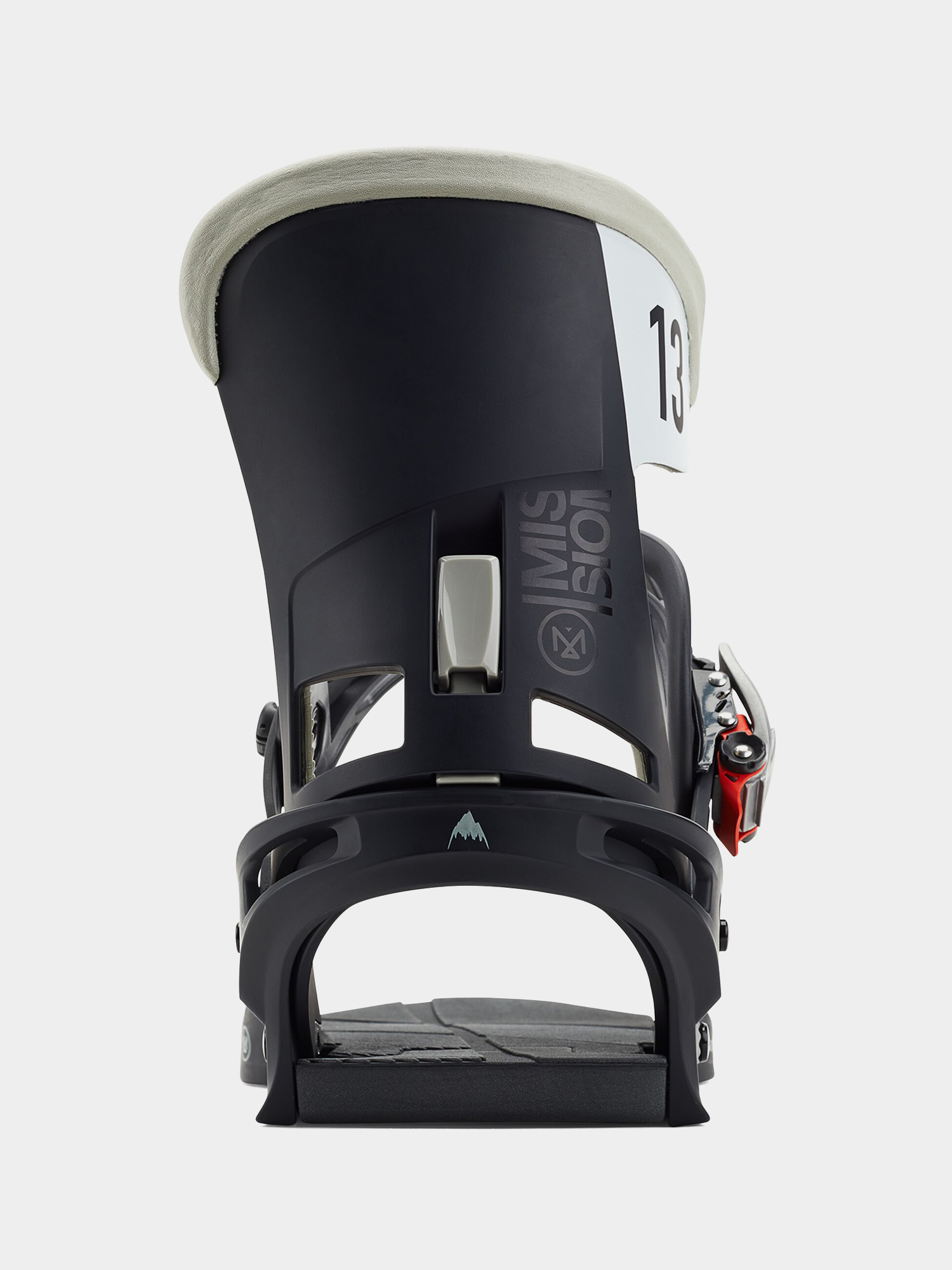 Męskie Wiązania snowboardowe Burton Mission (black/gray wing)