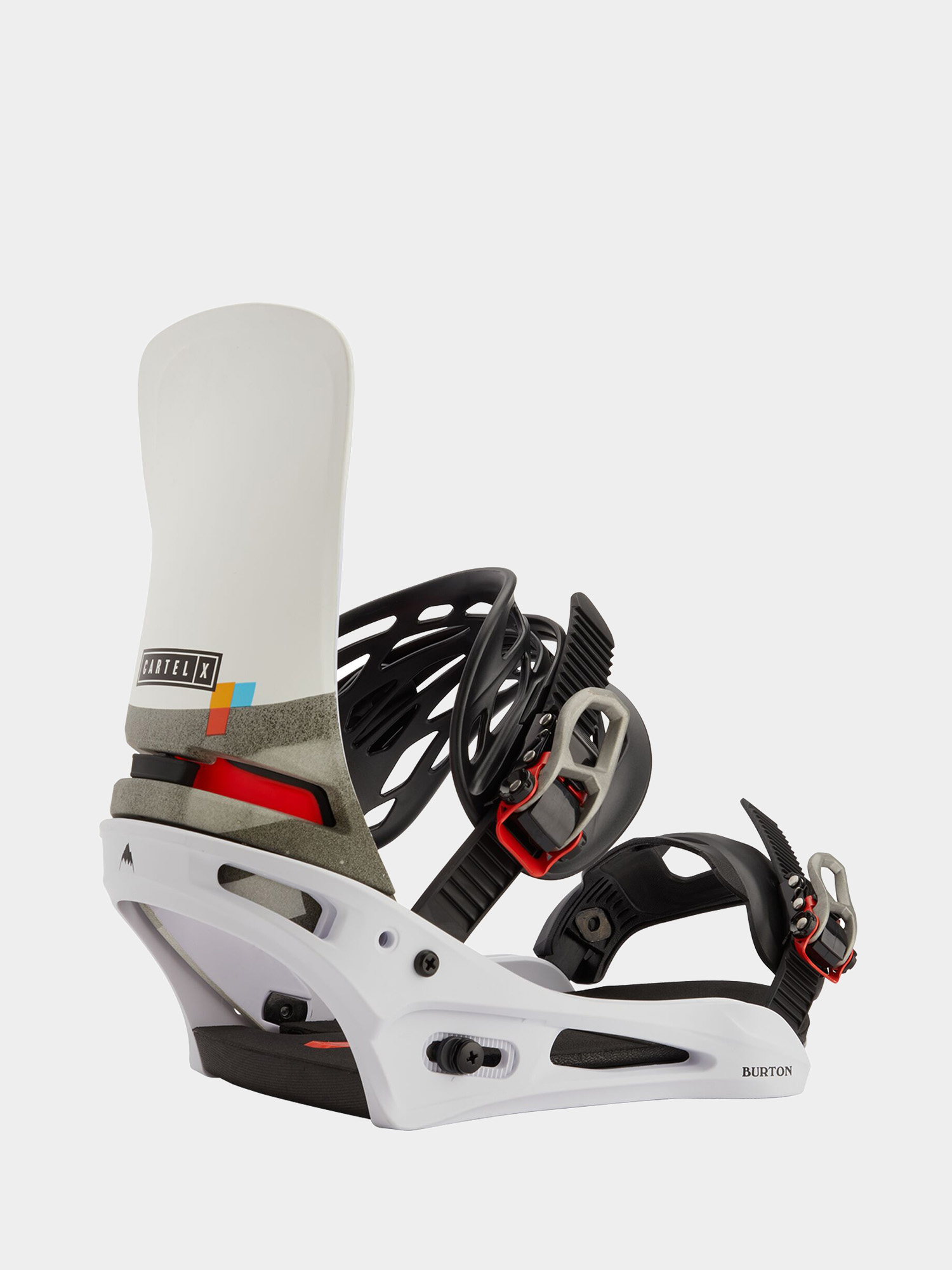 Męskie Wiązania snowboardowe Burton Cartel X (white/black/multi)