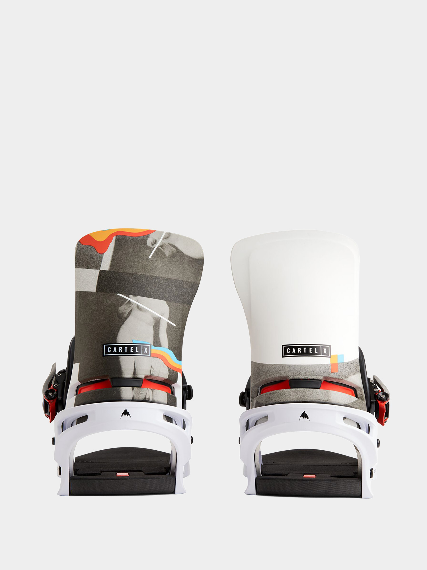 Męskie Wiązania snowboardowe Burton Cartel X (white/black/multi)
