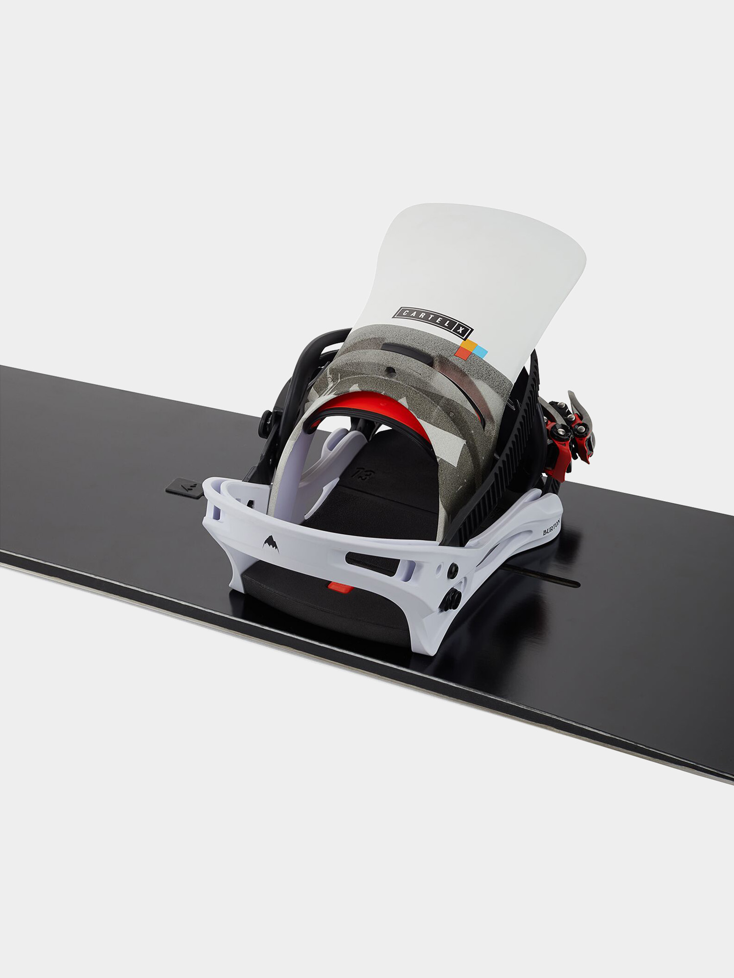 Męskie Wiązania snowboardowe Burton Cartel X (white/black/multi)