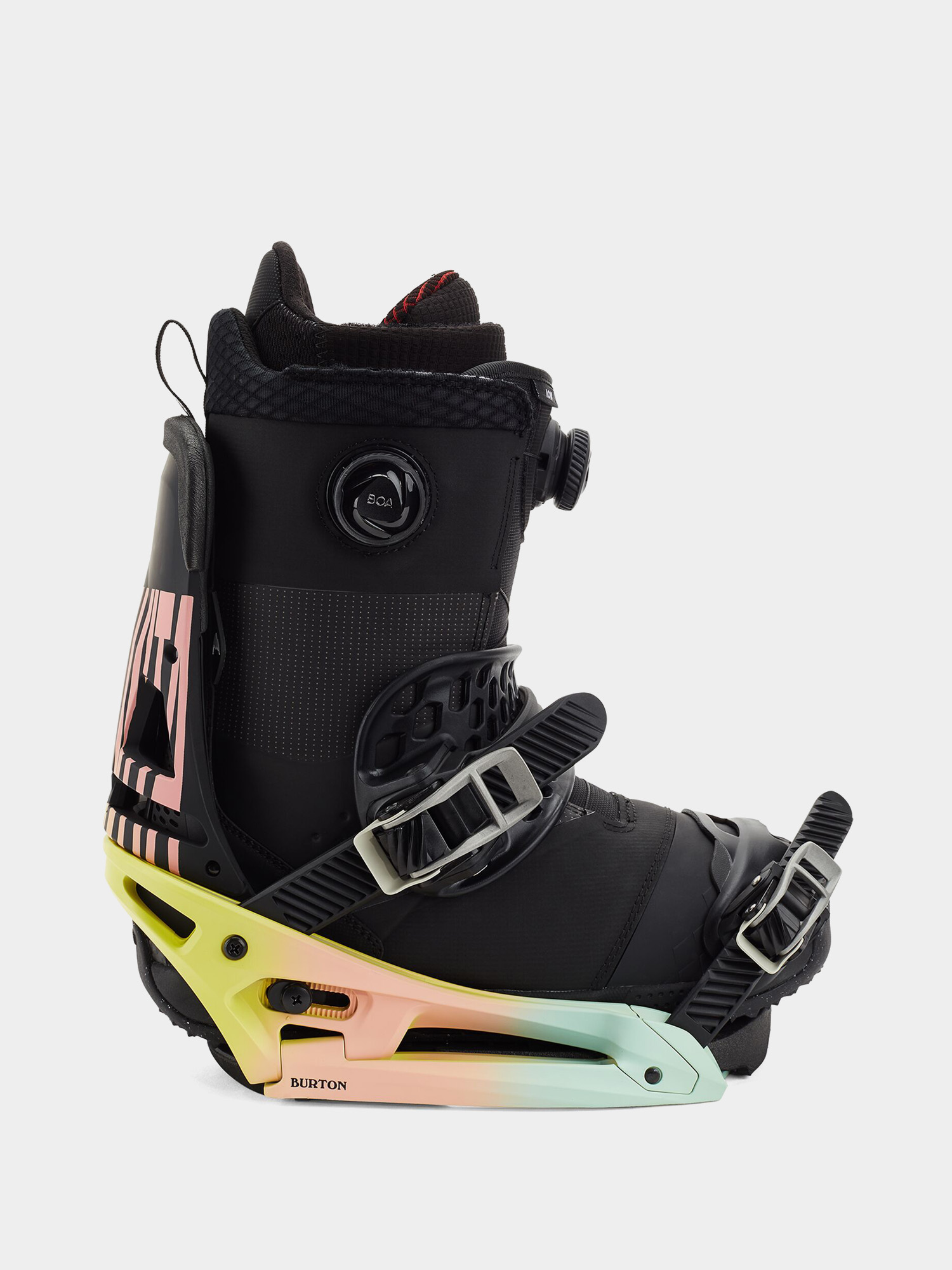 Męskie Wiązania snowboardowe Burton Malavita Est (pink/yellow/blue)