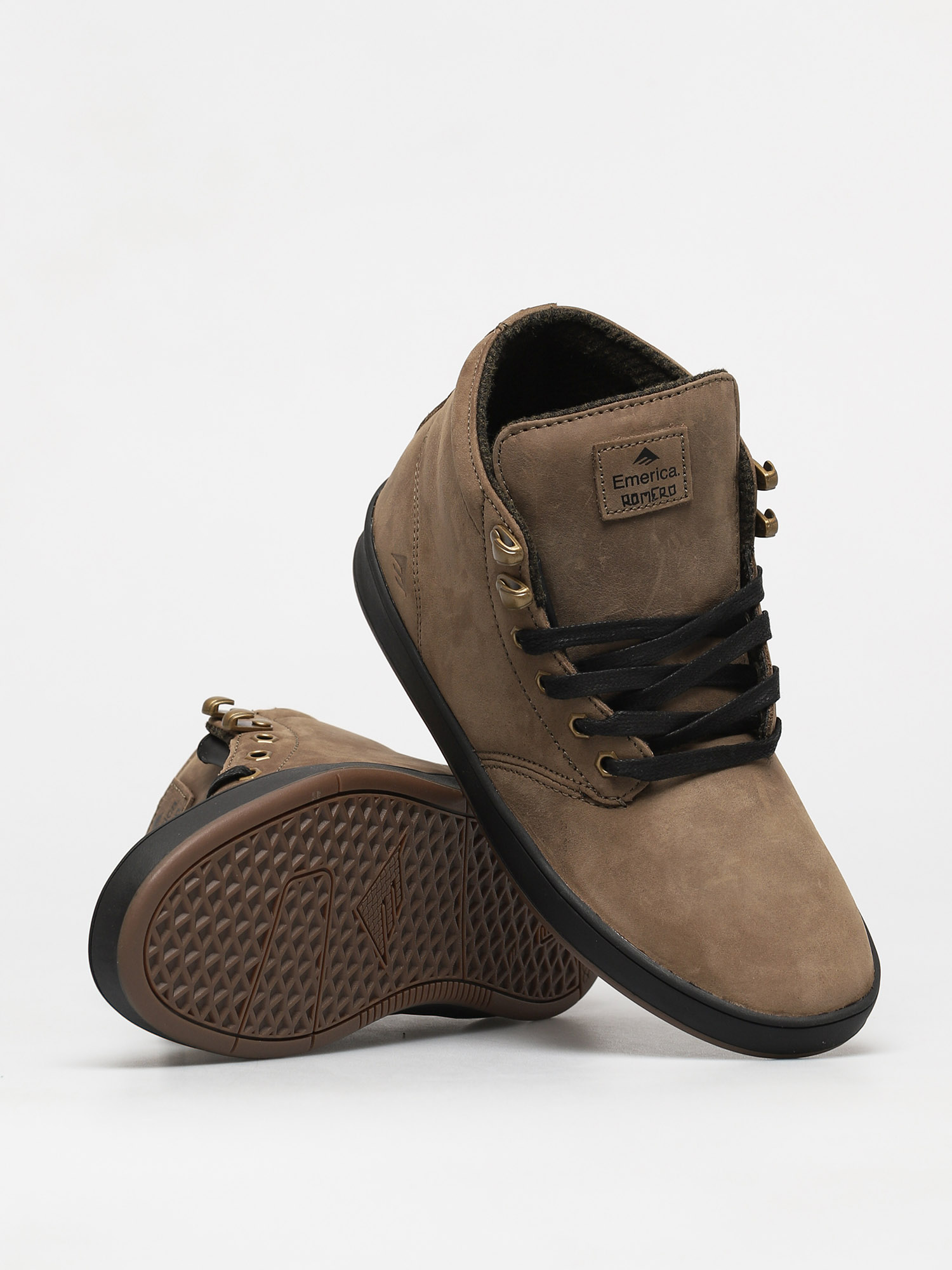 Buty Emerica Romero Laced High (brown/gold/black)