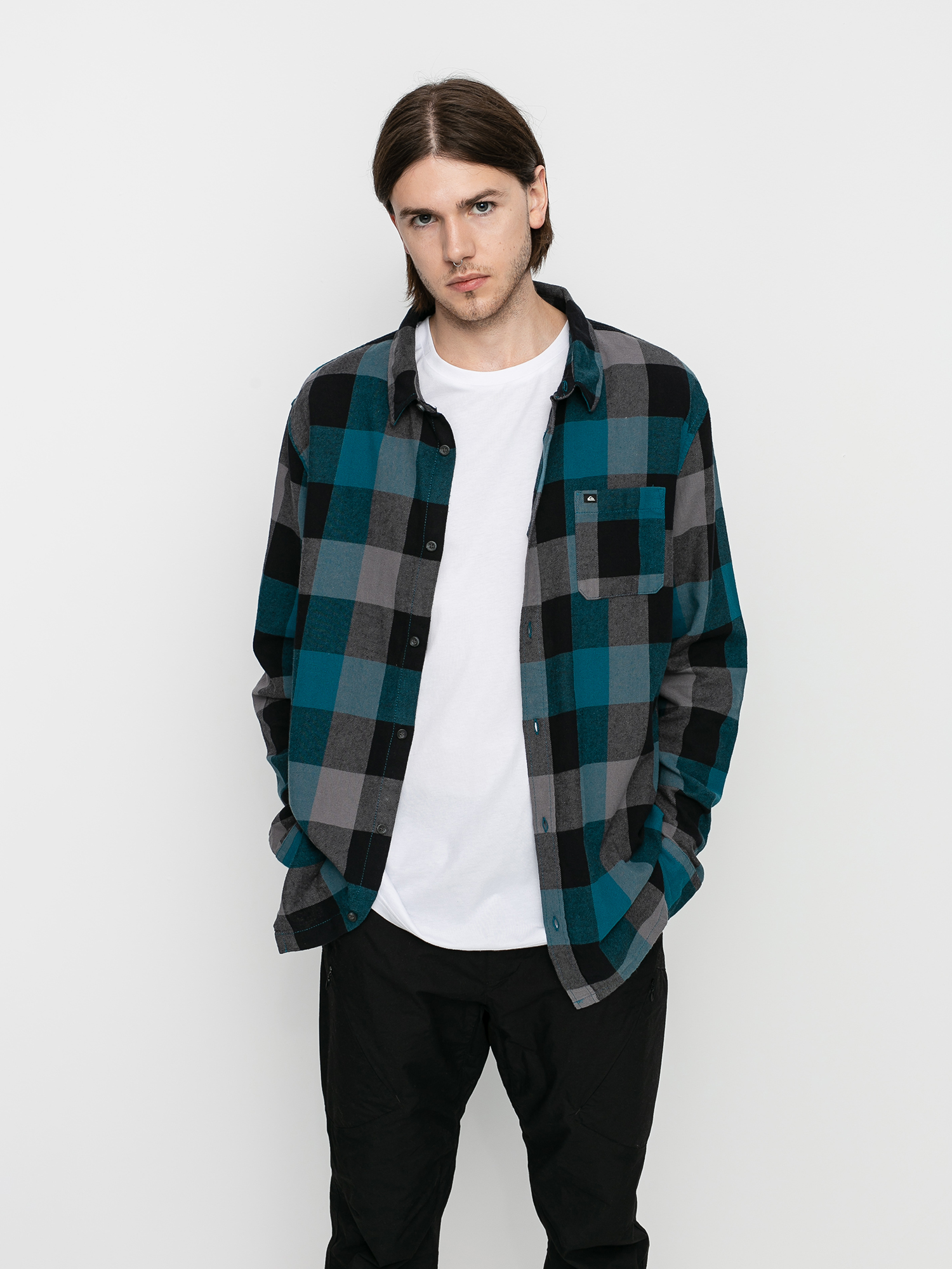 Koszula Quiksilver Motherfly Flannel (blue coral motherfly)