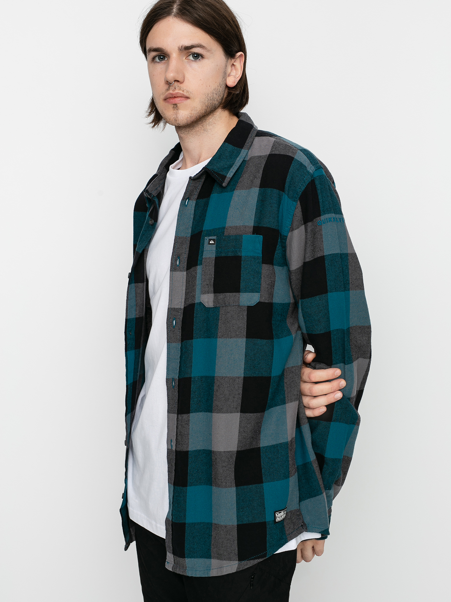 Koszula Quiksilver Motherfly Flannel (blue coral motherfly)