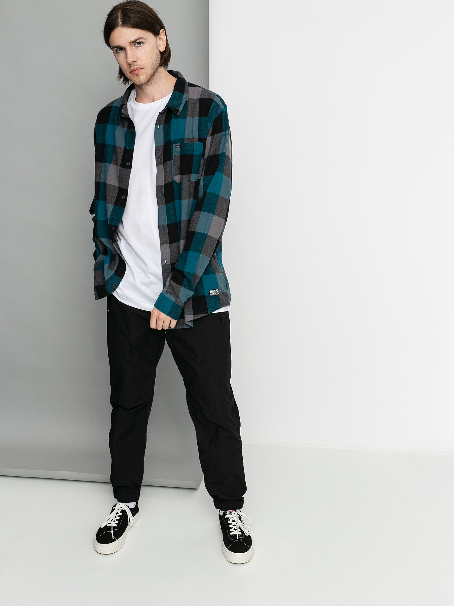 Koszula Quiksilver Motherfly Flannel (blue coral motherfly)
