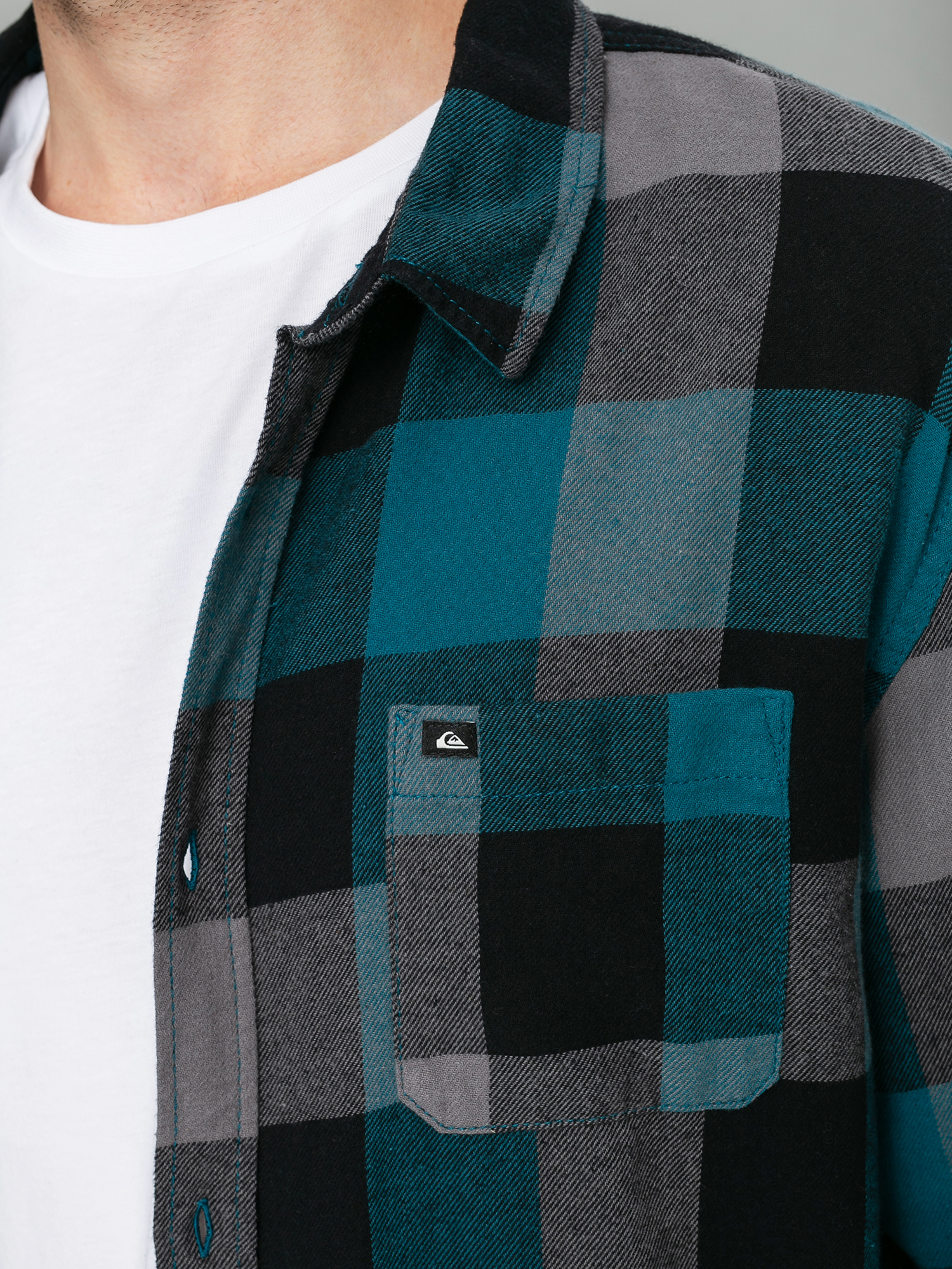 Koszula Quiksilver Motherfly Flannel (blue coral motherfly)