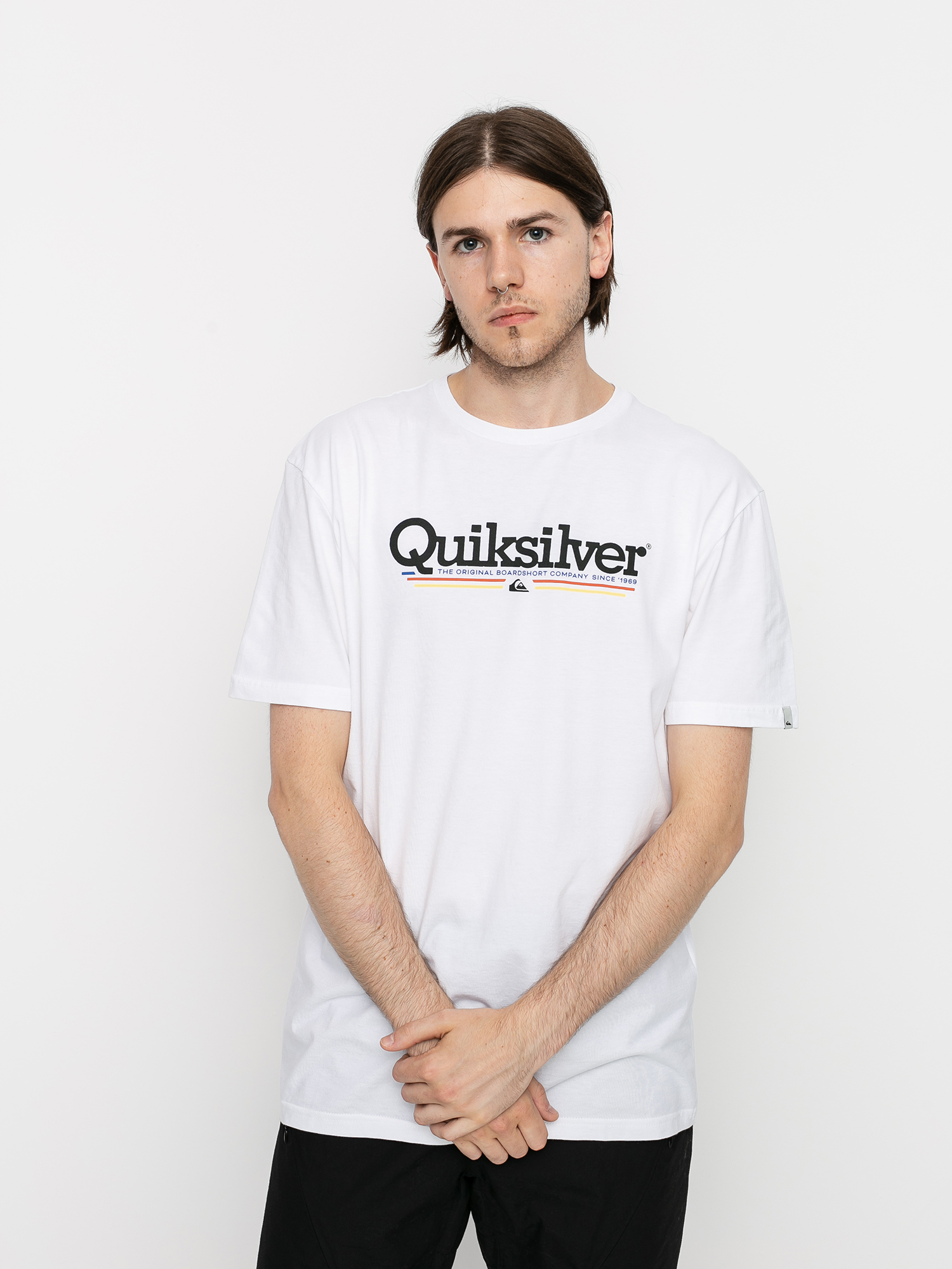T-shirt Quiksilver Tropical Lines (white)