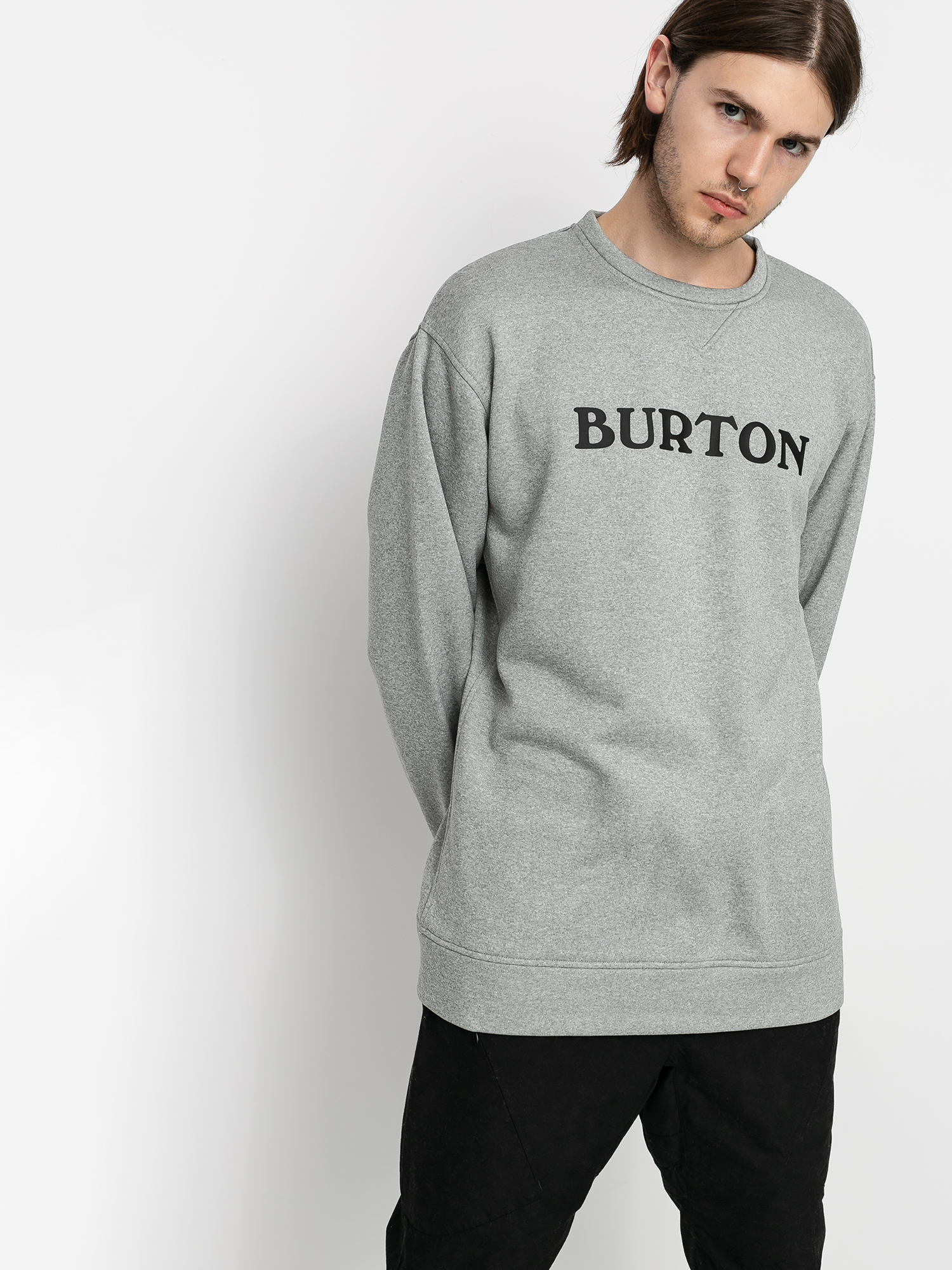 Męska Bluza aktywna Burton Oak (gray heather)