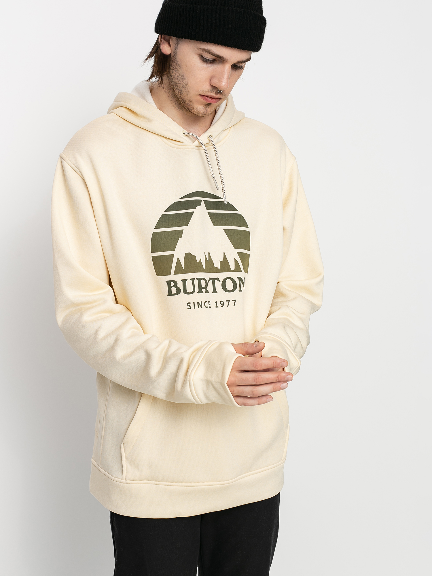 Męska Bluza aktywna Burton Oak Seasonal HD (creme brulee heather)