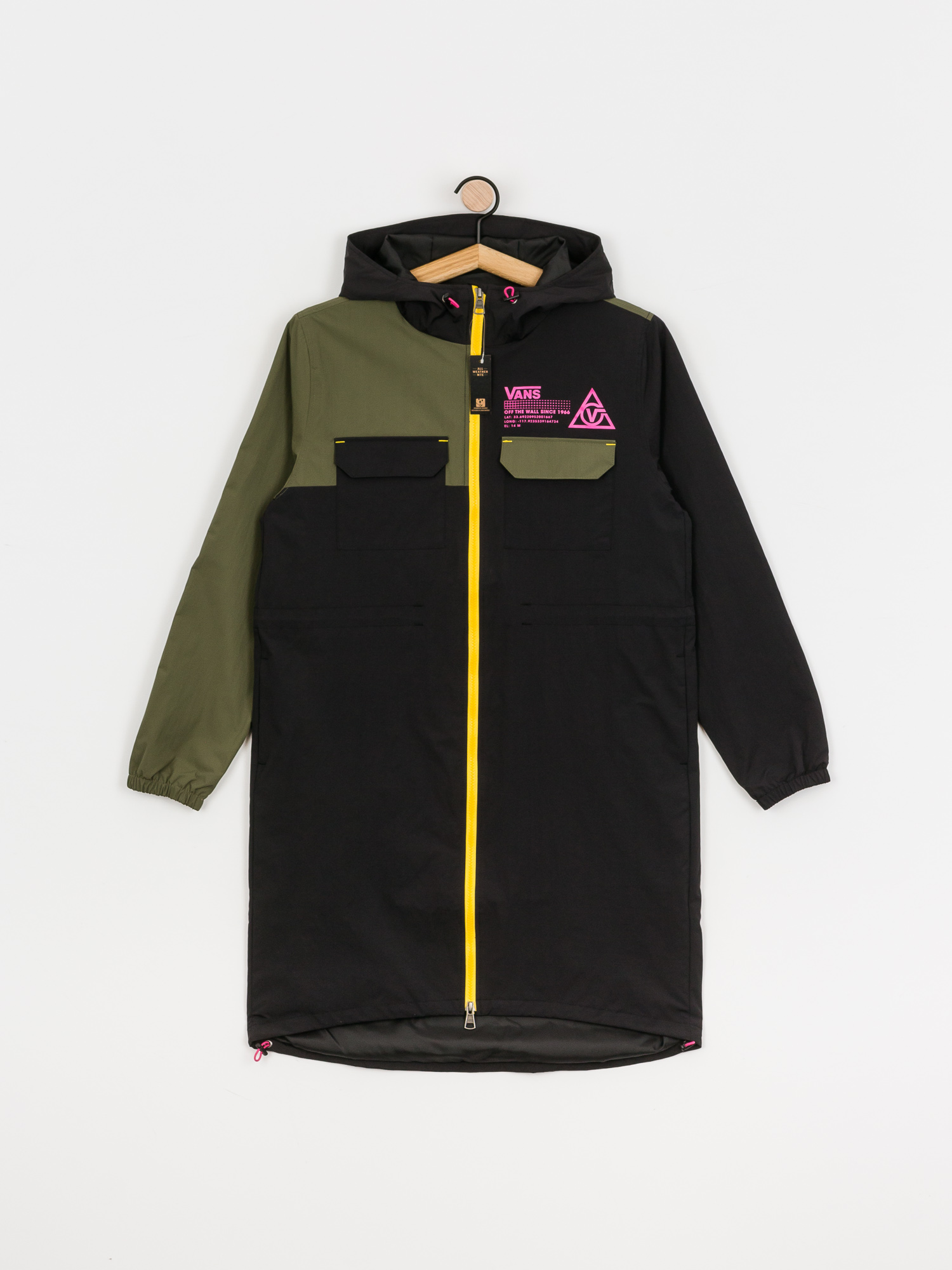 Kurtka Vans 66 Supply Long Anorak Mte Wmn (black)