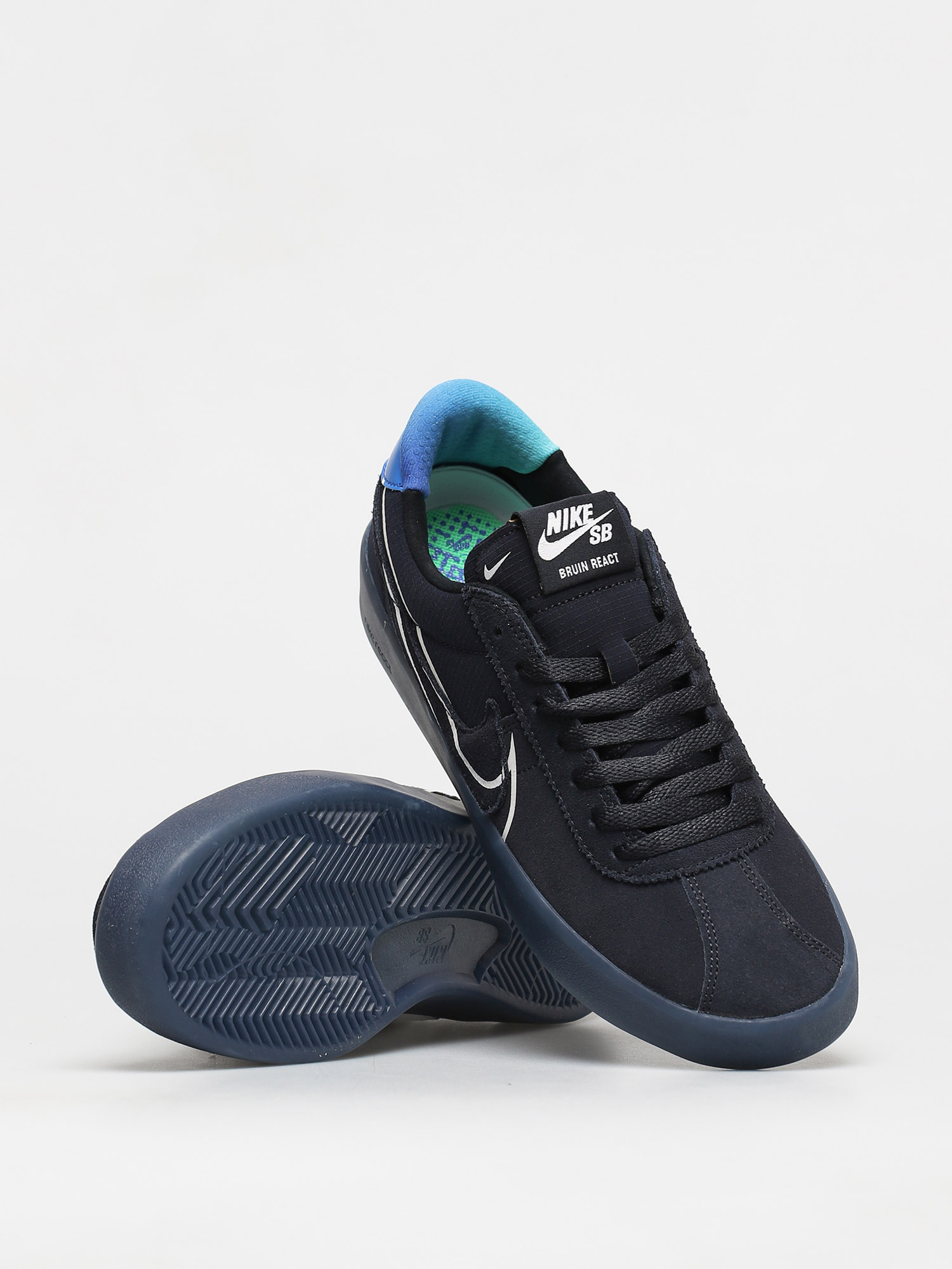Buty Nike SB Bruin React T (dark obsidian/white hyper jade)