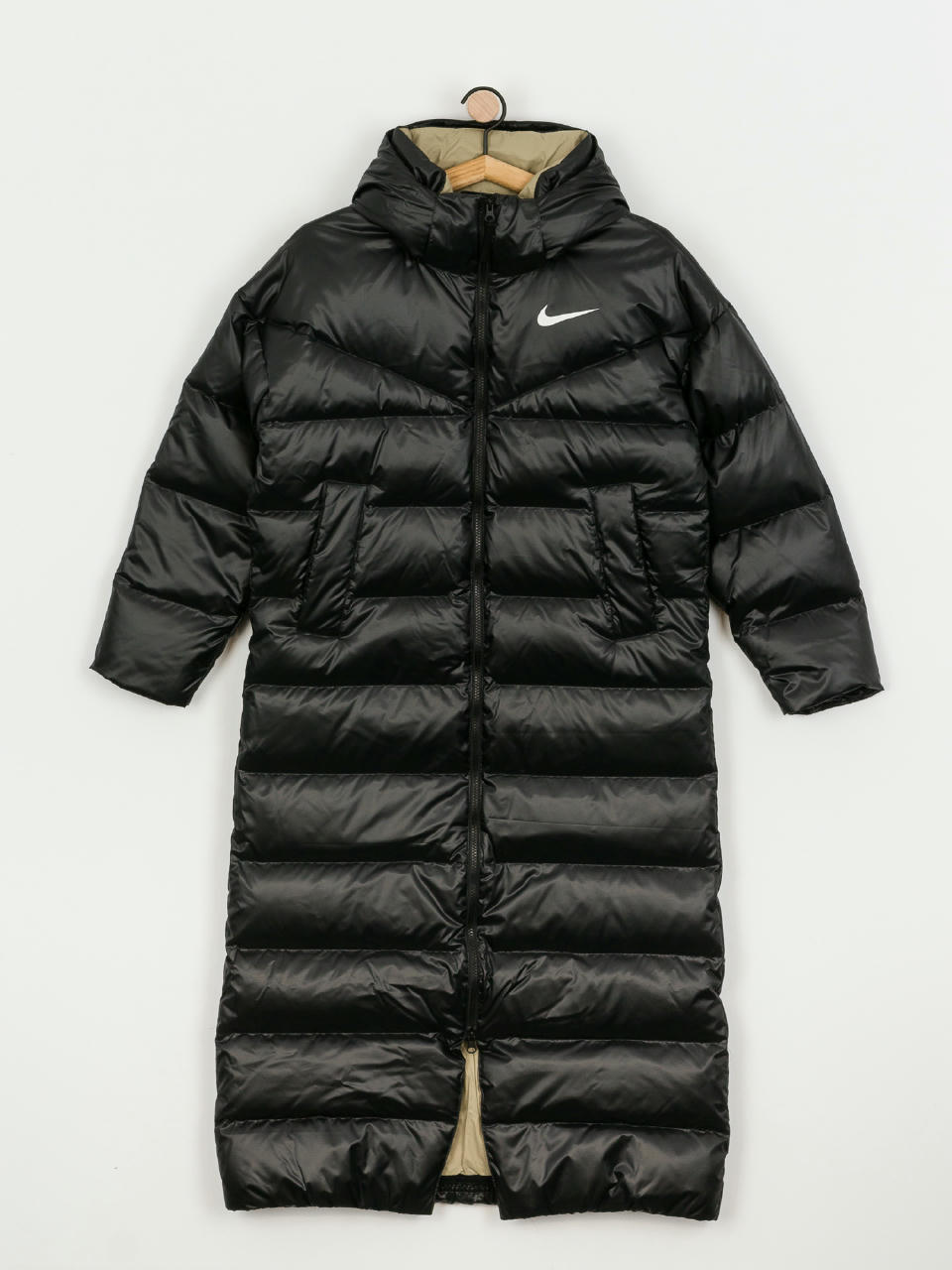 Kurtka Nike Sportswear Coat Long Wmn (black/mystic stone/white)