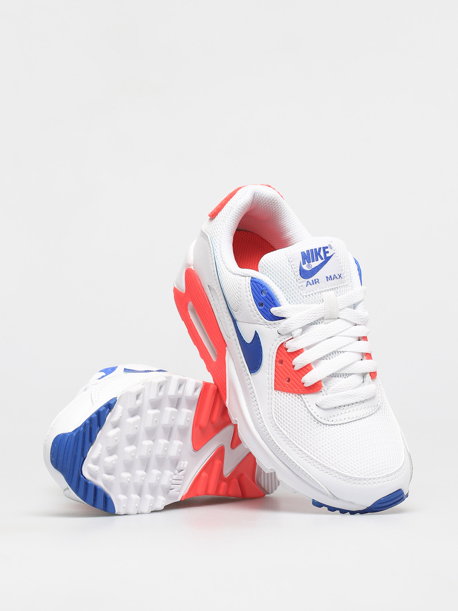Buty Nike Air Max 90 Wmn (white/racer blue flash crimson)