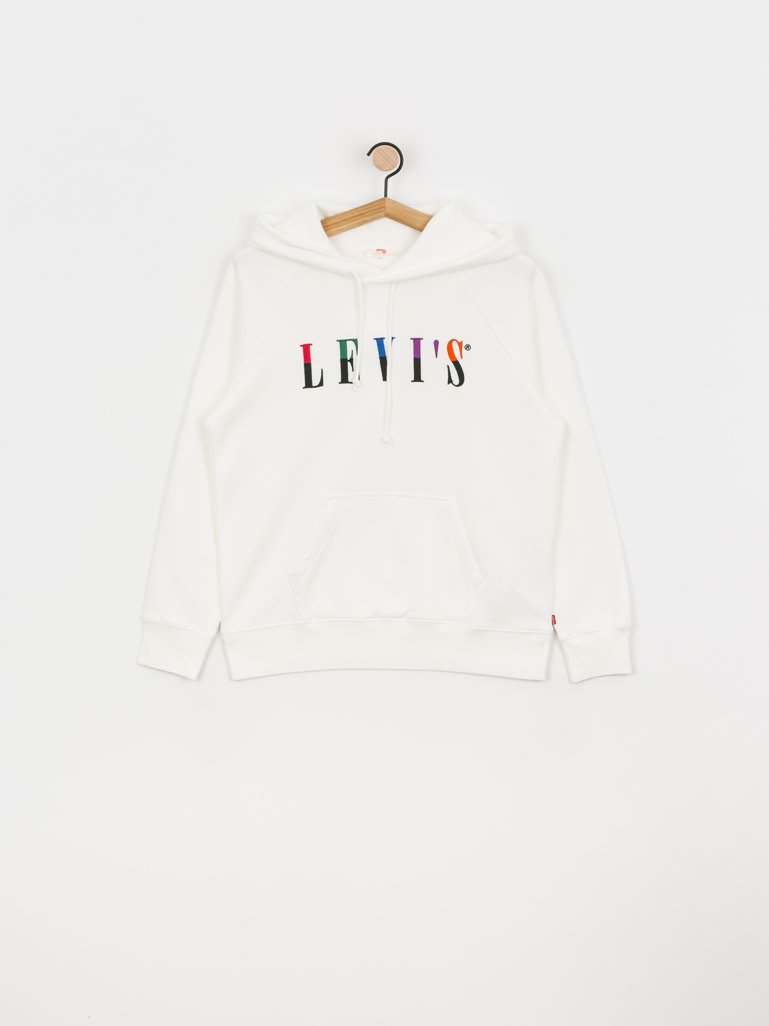 Bluza z kapturem Levi's® Graphic Sport HD Wmn (split serif multicolor white)
