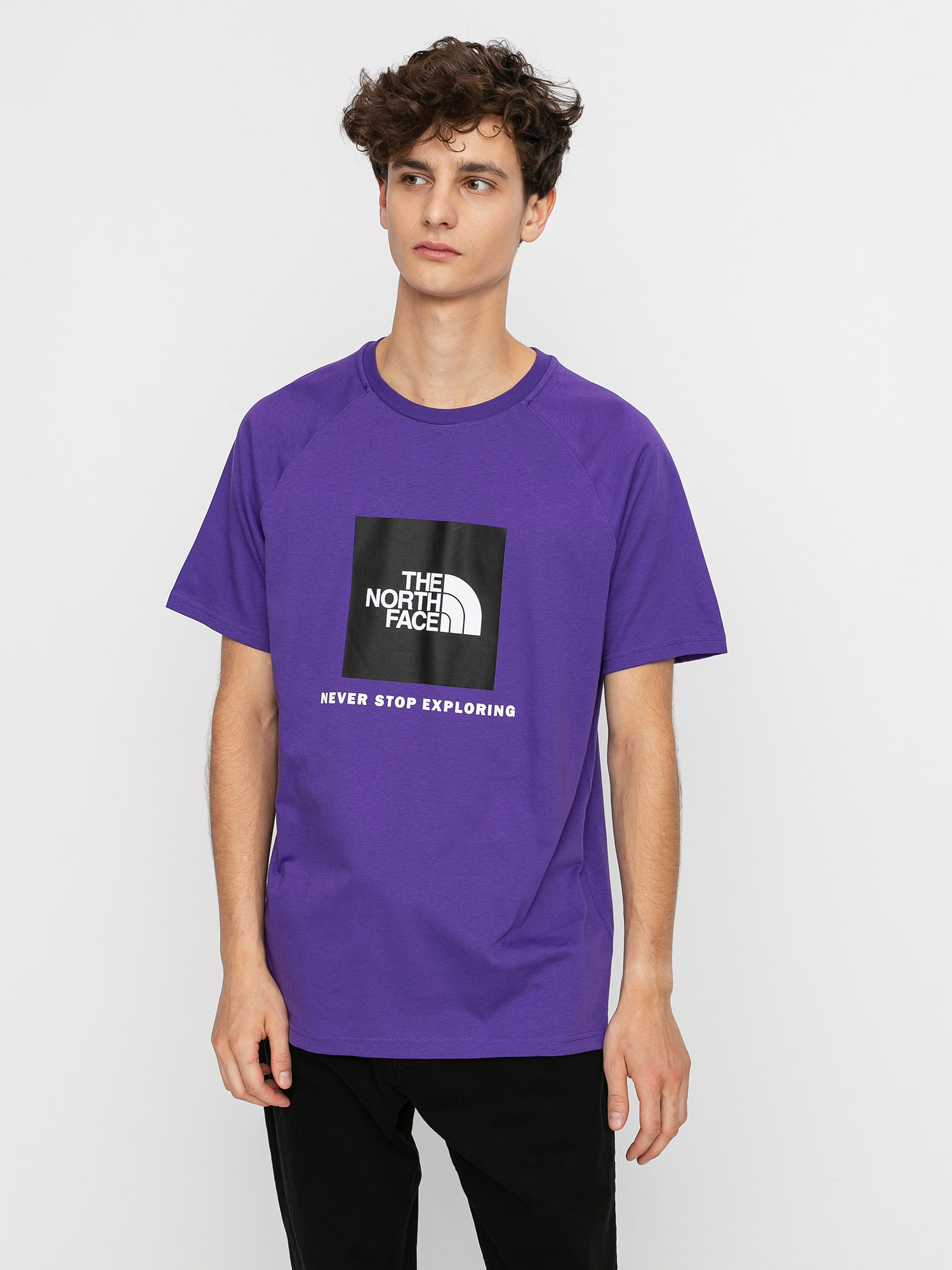 T-shirt The North Face Raglan Redbox (peak purple)