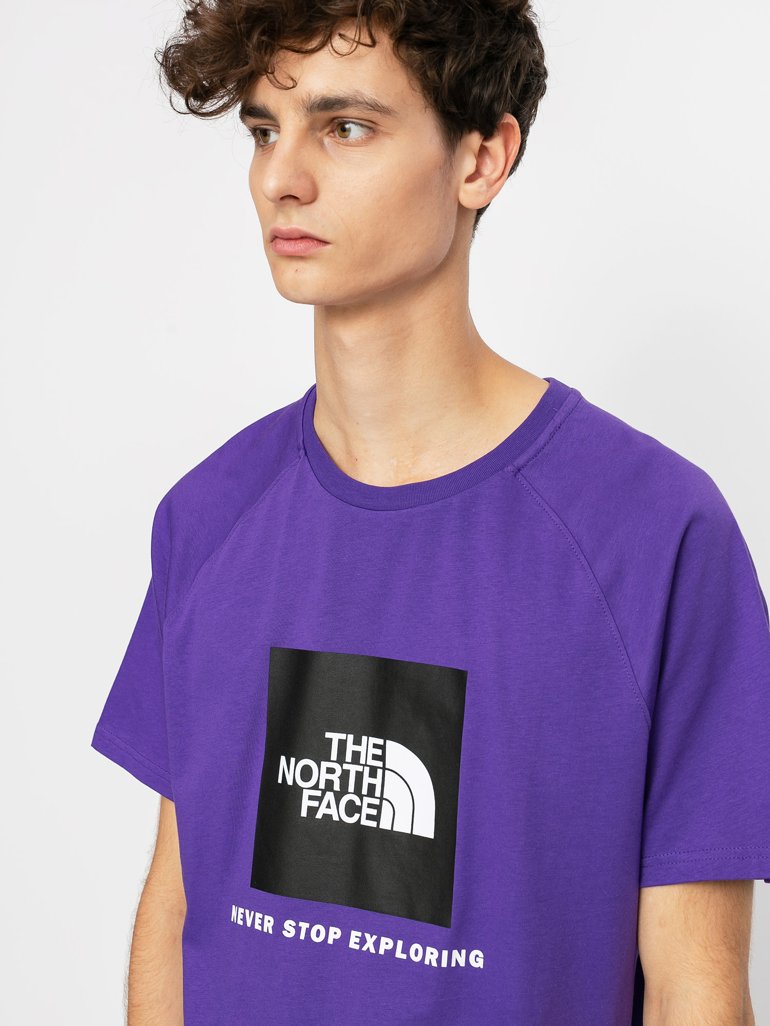 T-shirt The North Face Raglan Redbox (peak purple)