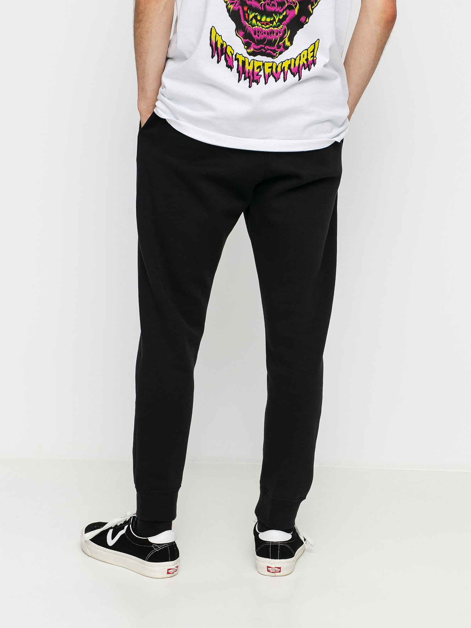 Spodnie Nike Club Jogger (black/black/white)