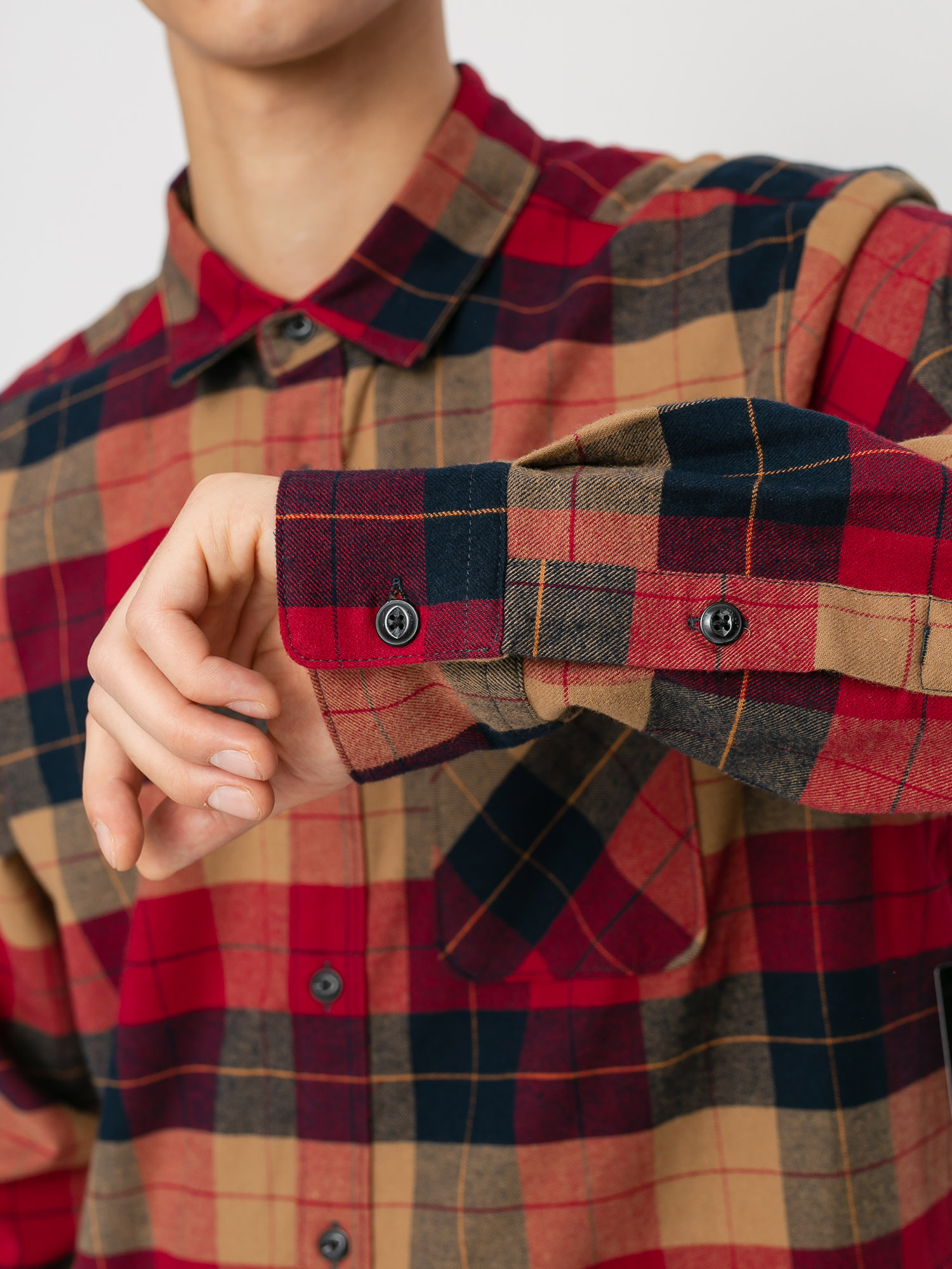 Koszula Volcom Caden Plaid (rio red)