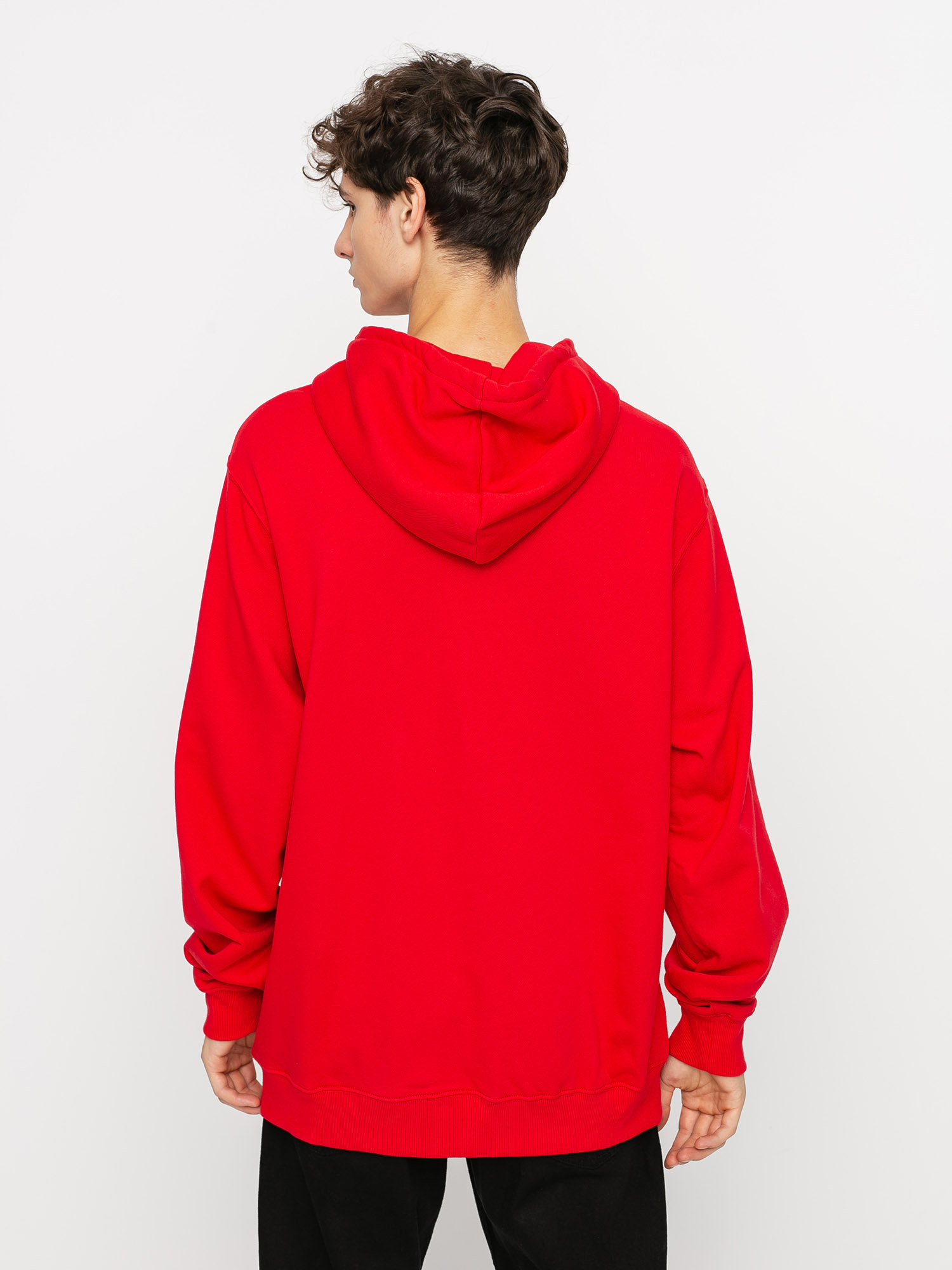 Bluza z kapturem Volcom Sngl Stn HD (fiery red)