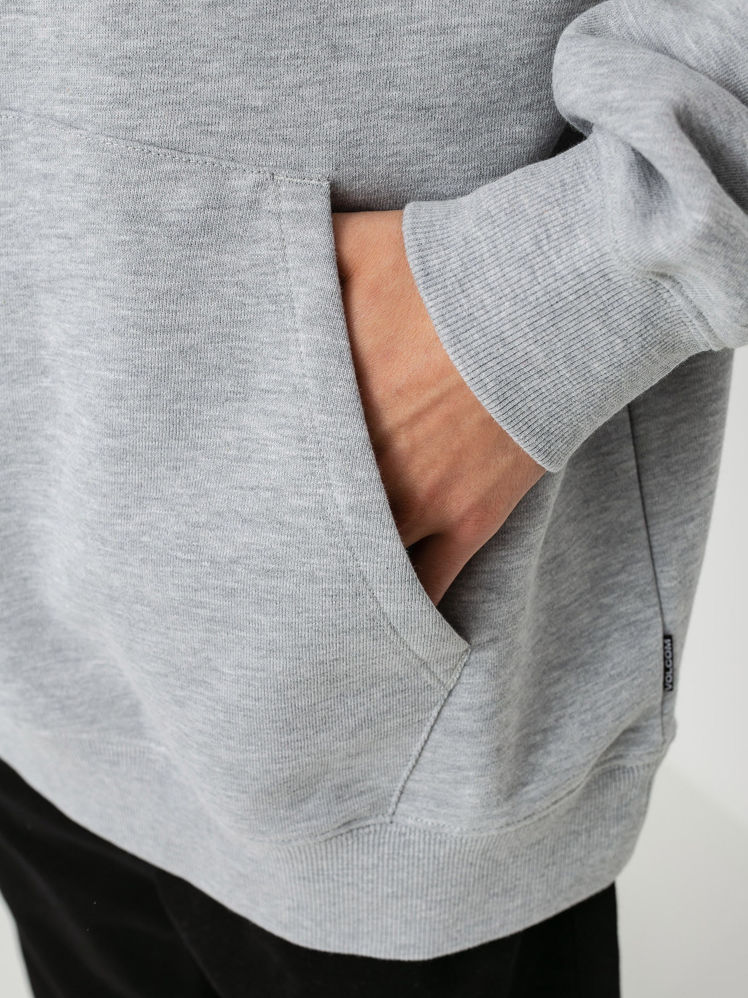 Bluza z kapturem Volcom Sngl Stn HD (heather grey)