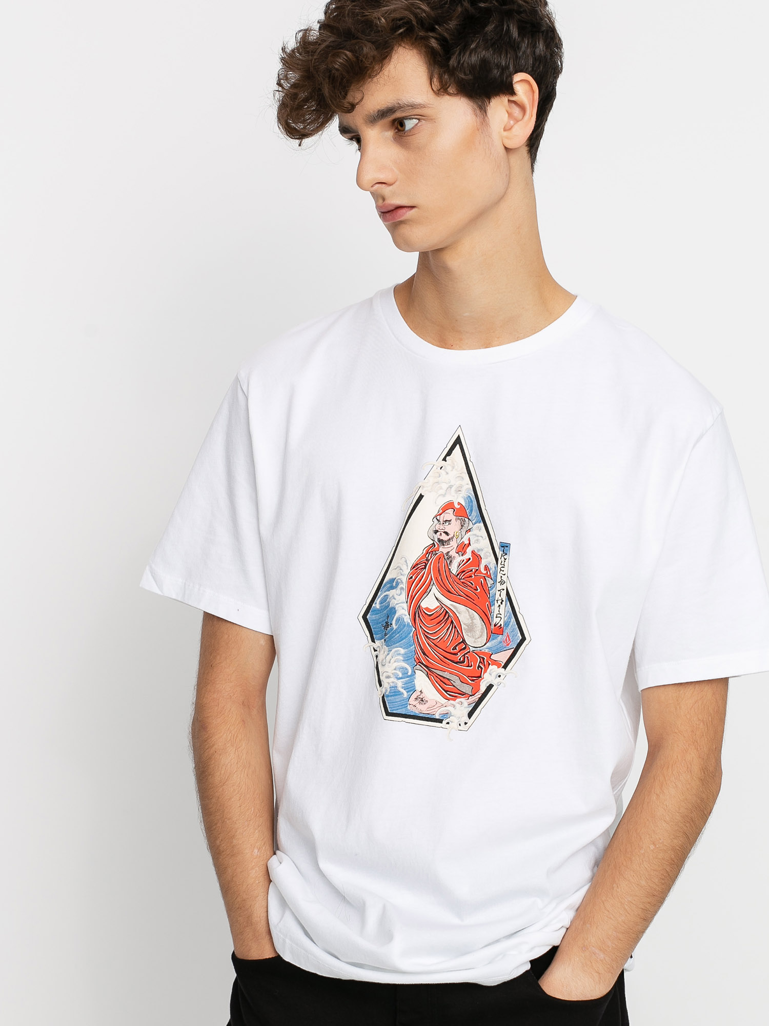 T-shirt Volcom Nozaka Surf (white)