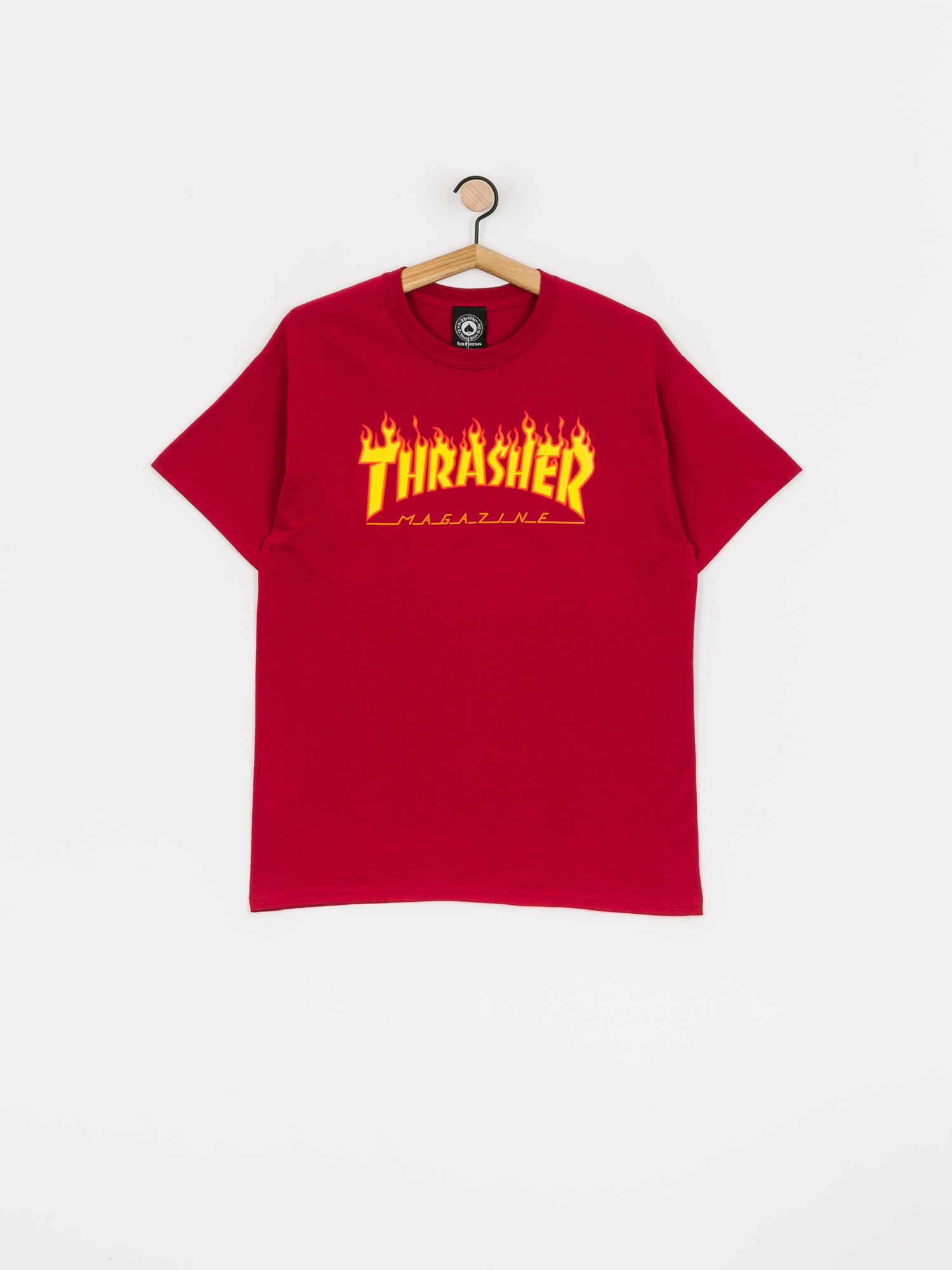T-shirt Thrasher Flame (cardinal)