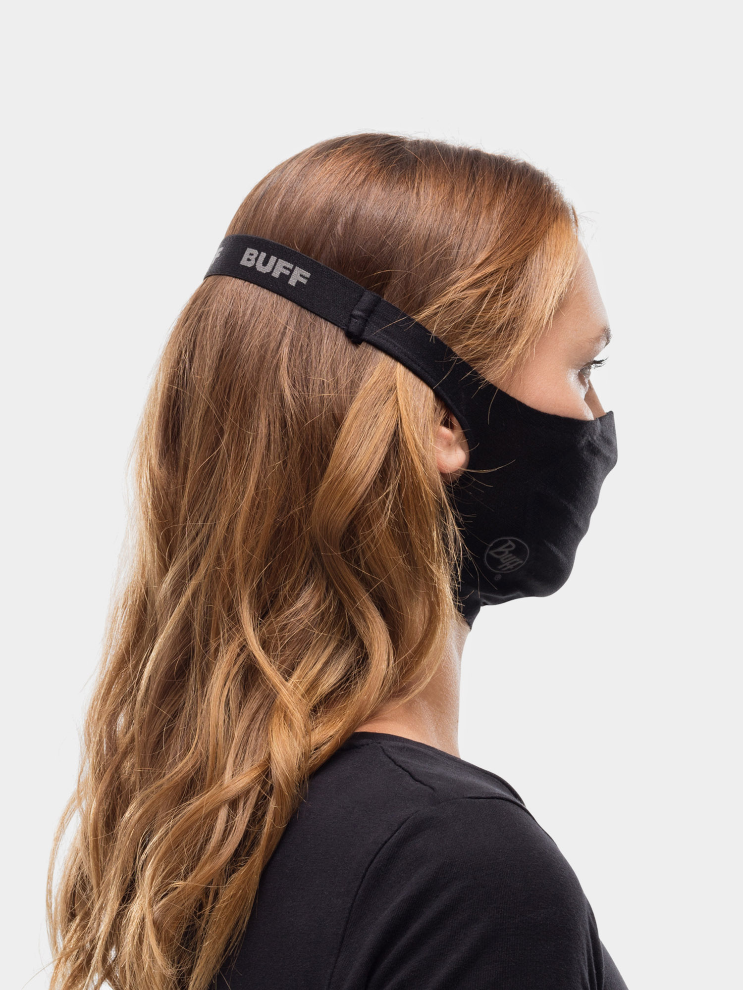 Maseczka Buff Filter Mas Solid (black/black)