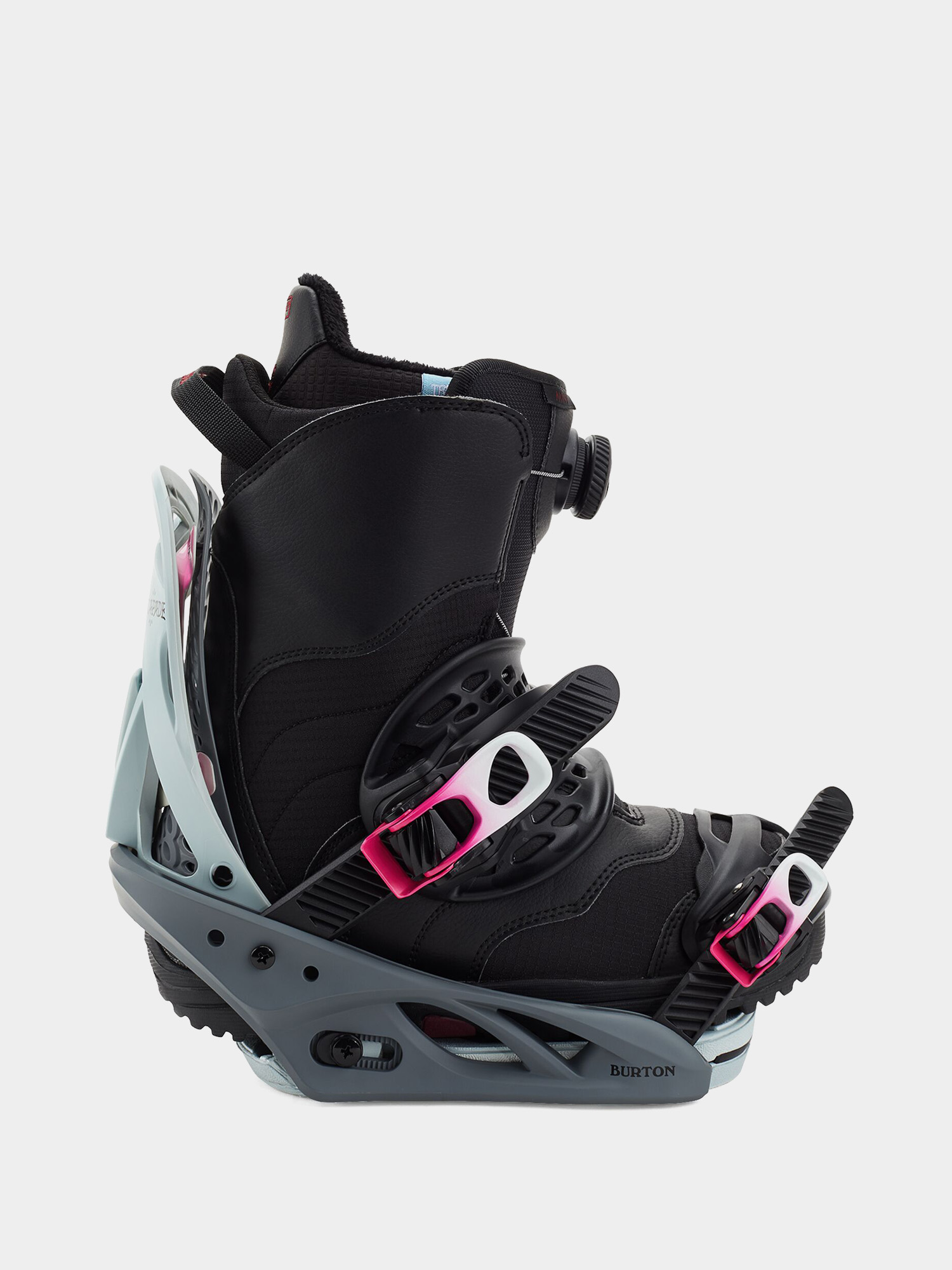 Damskie Wiązania snowboardowe Burton Escapade (twilight gray)