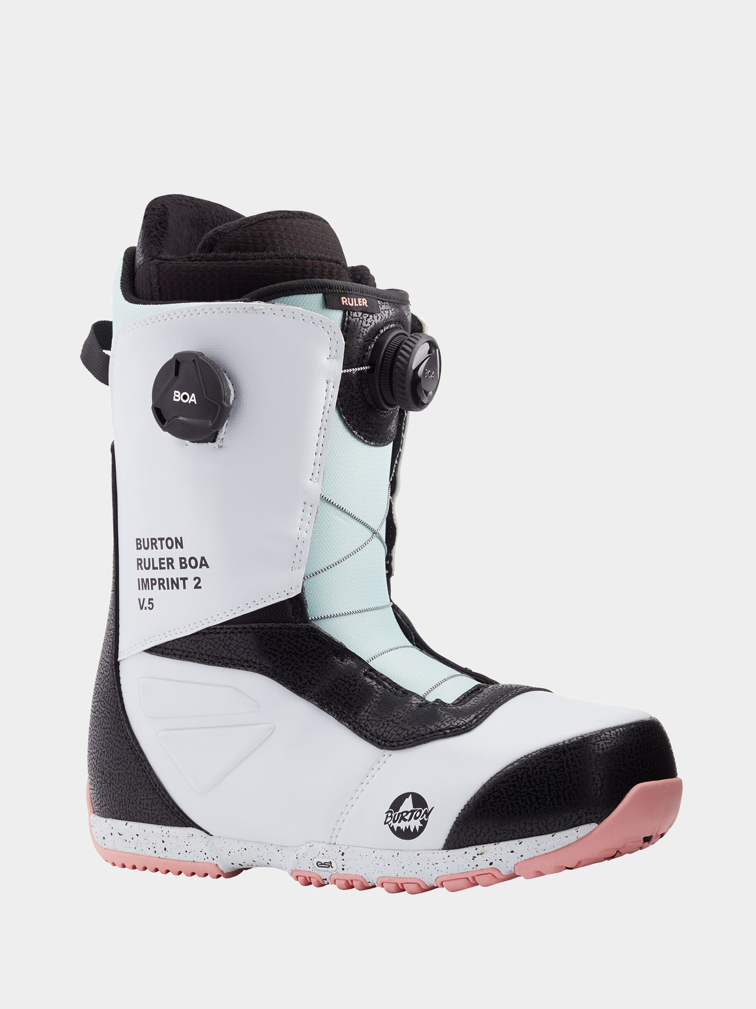 Męskie Buty snowboardowe Burton Ruler Boa (white/black/multi)