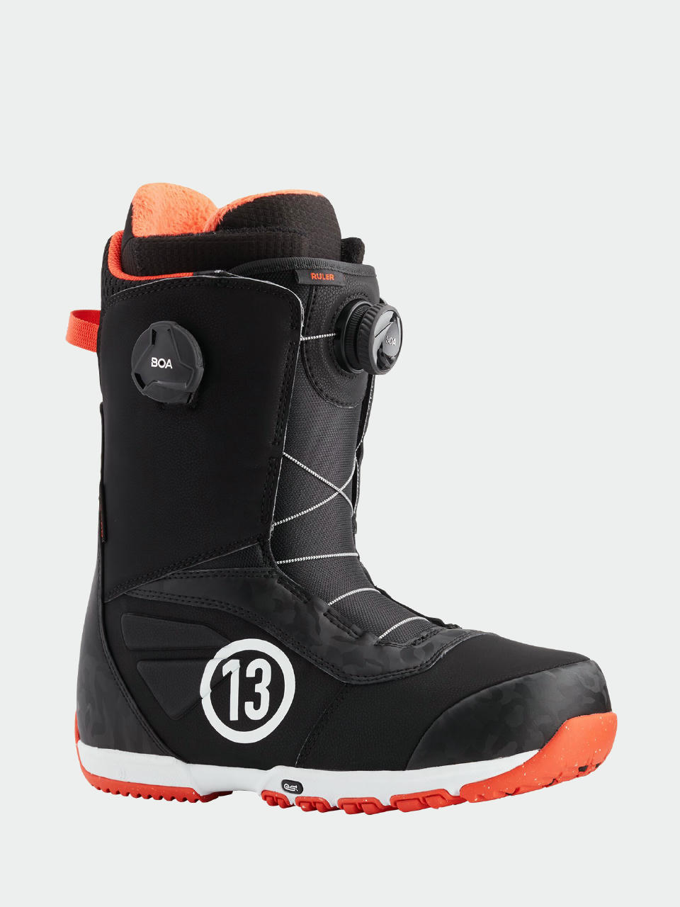 Męskie Buty snowboardowe Burton Ruler Boa (black/red)