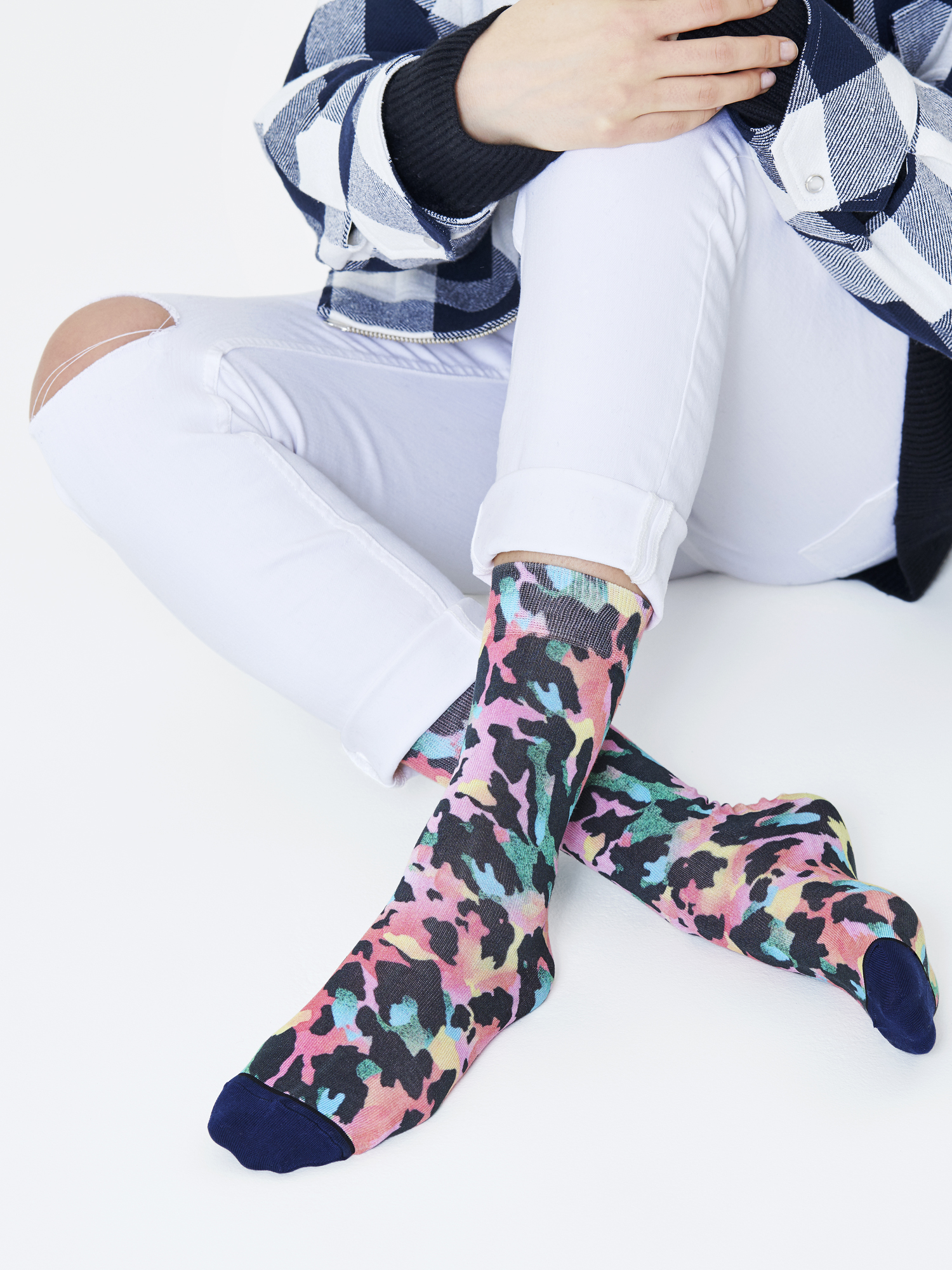 Skarpetki Happy Socks Gradient (leopard printed)